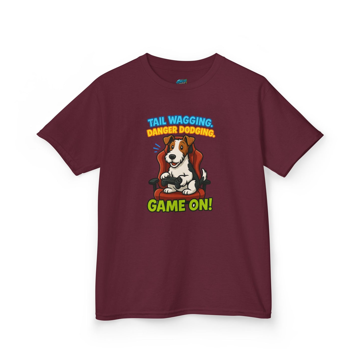 Game On... Playing with Danger Boys' Heavy Cotton T-Shirt
