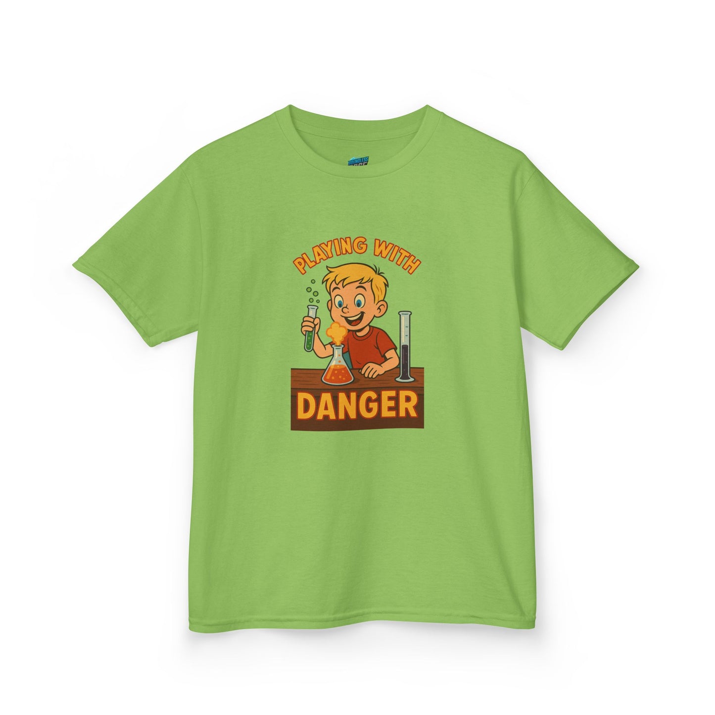 Playing with Danger Boys' Heavy Cotton T-Shirt