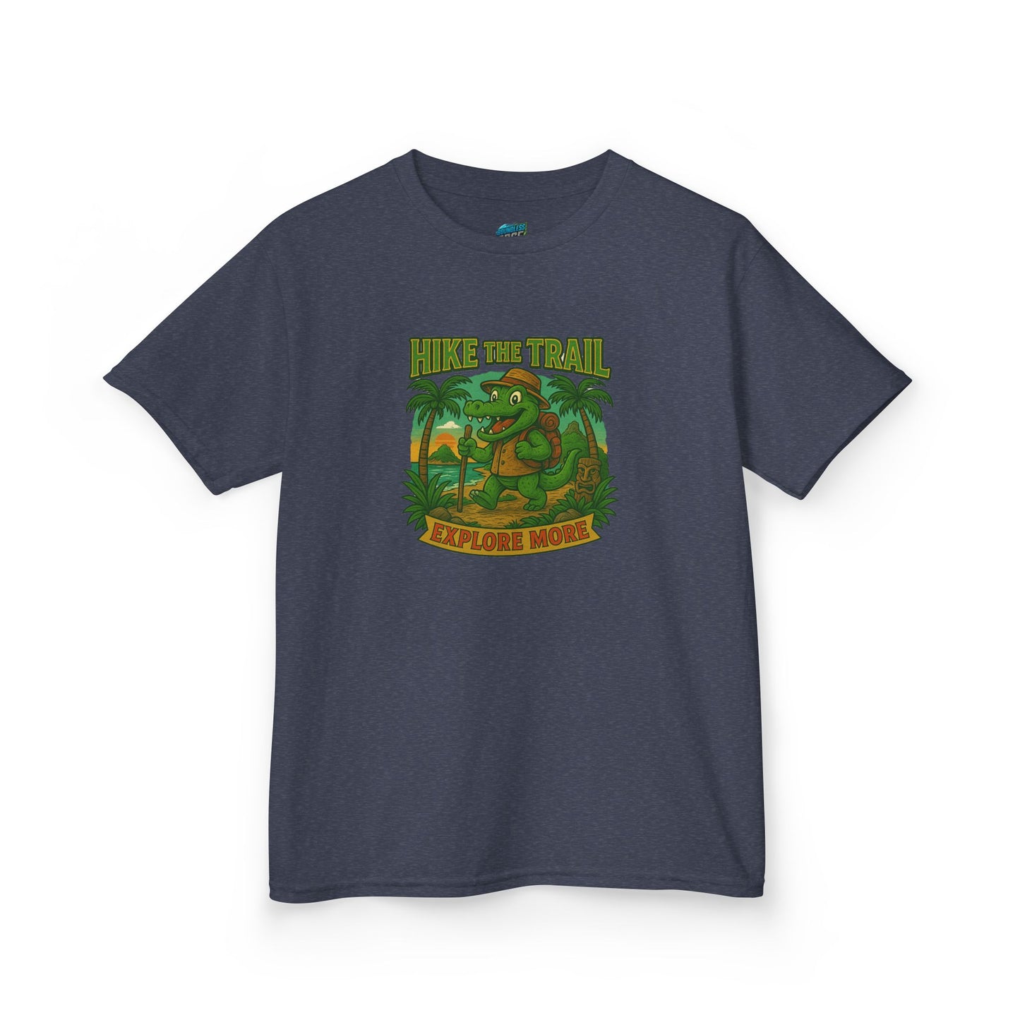 Hike the Trail Gator Hiking Boys' Heavy Cotton T-Shirt