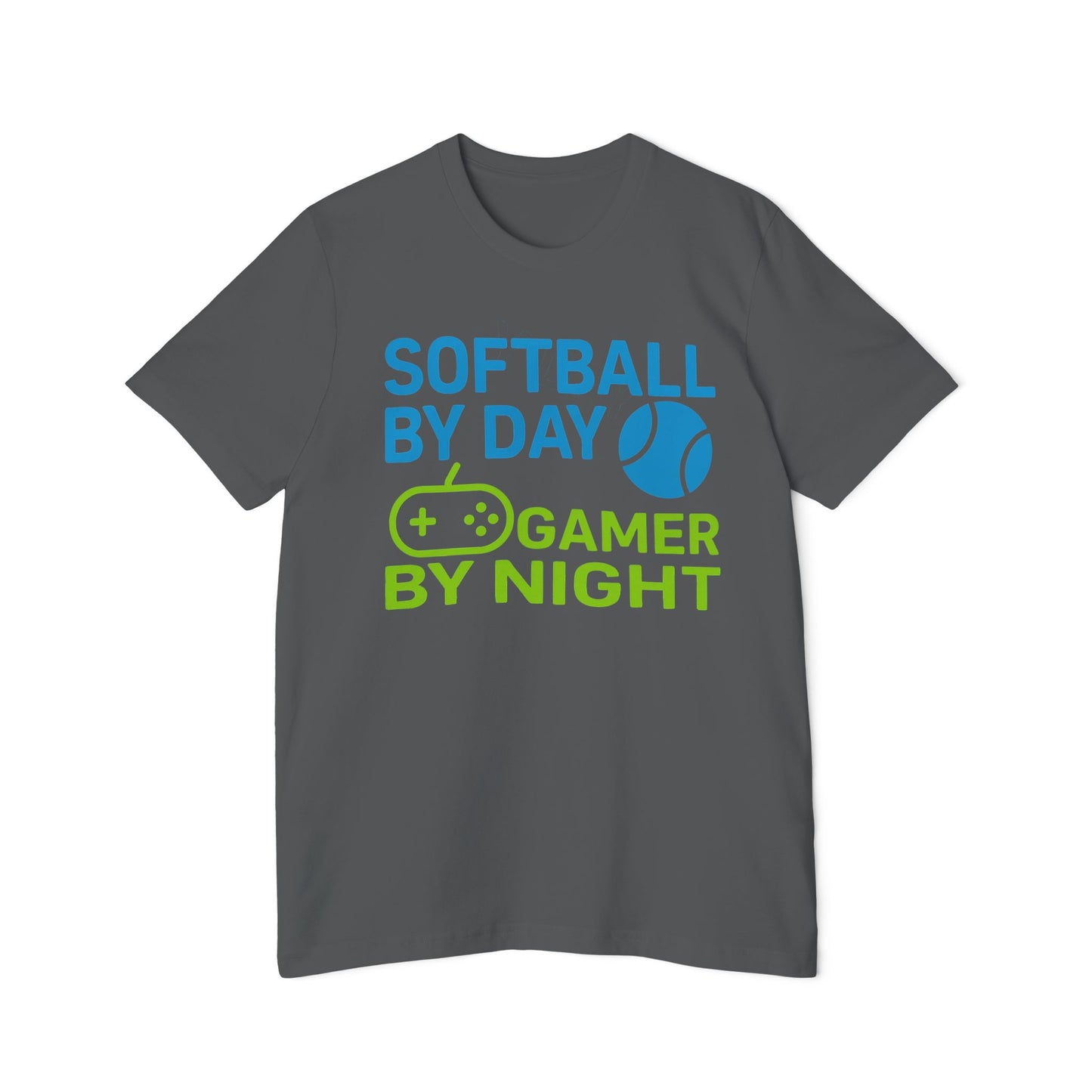 Softball by Day, Gamer by Night Women's Premium T-Shirt