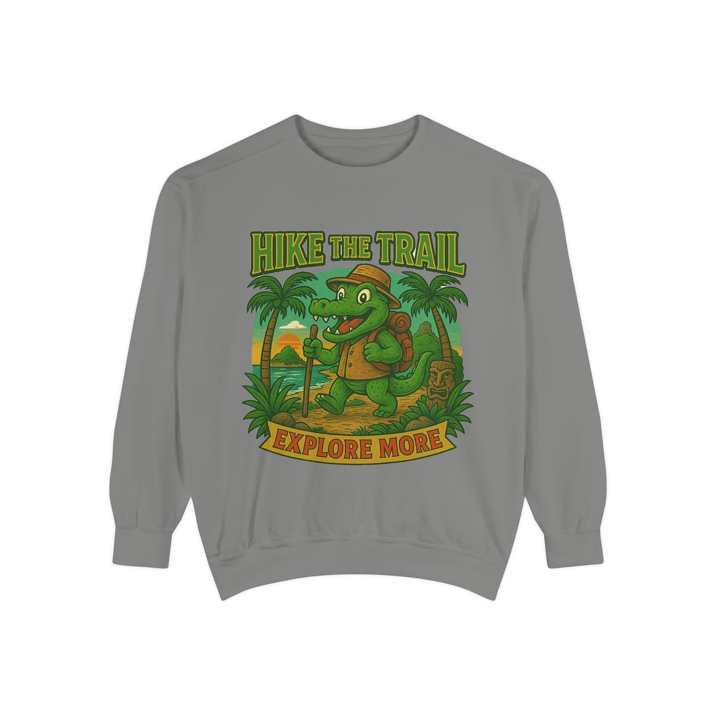 Hike the Trail Explore More Hiking Women's Premium Crewneck Sweatshirt