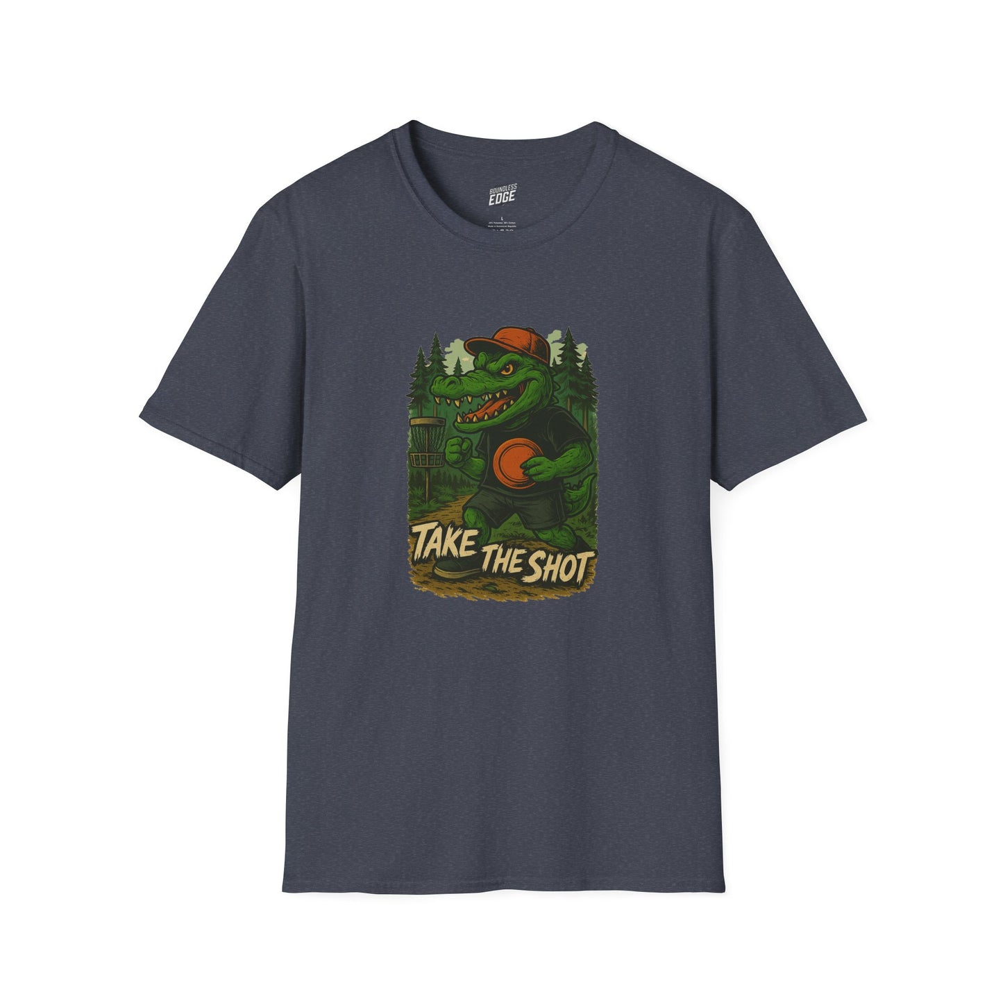Take the Shot Disc Golf Gator Men's Basic T-Shirt