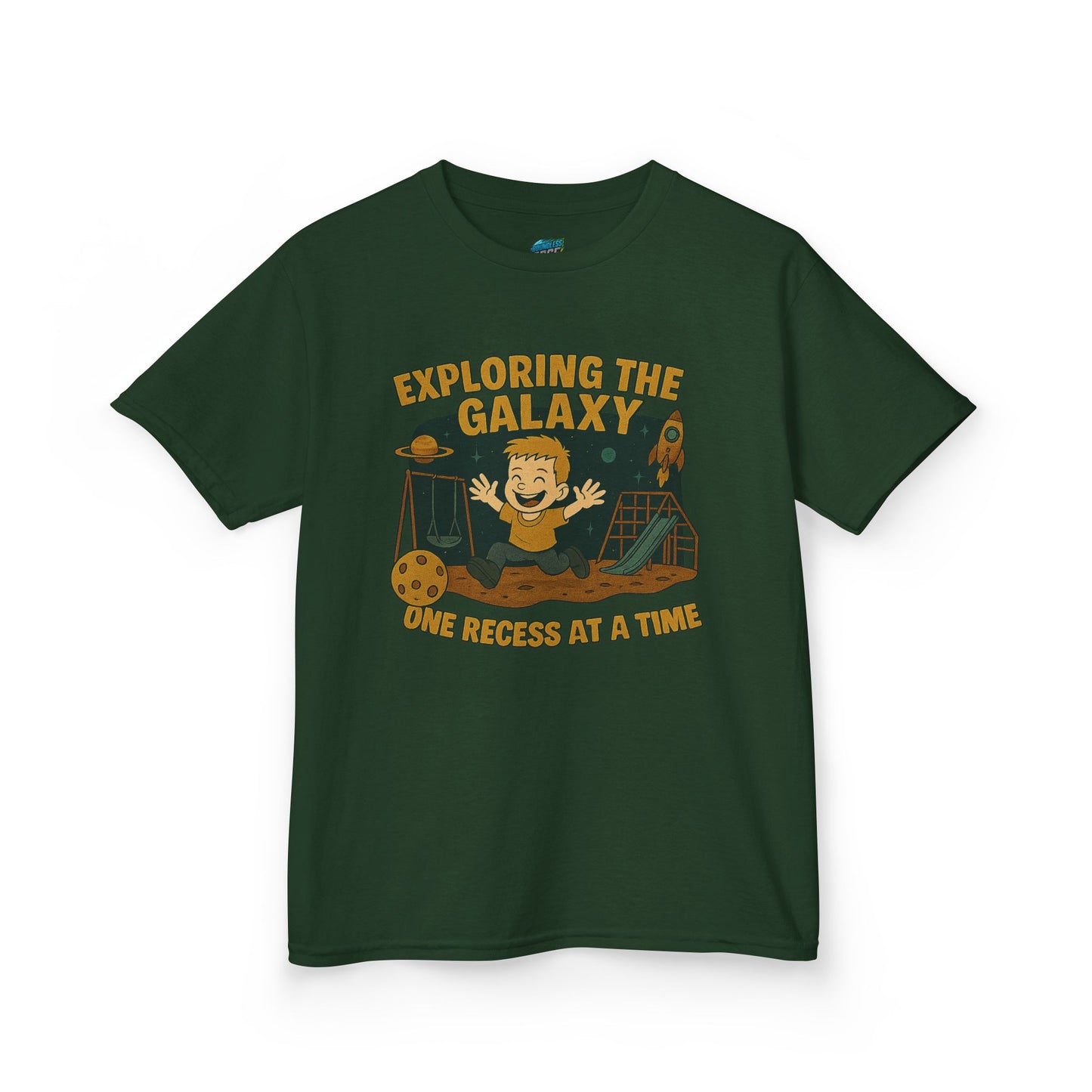 Exploring the Galaxy... Playing with Danger Boys' Heavy Cotton T-Shirt