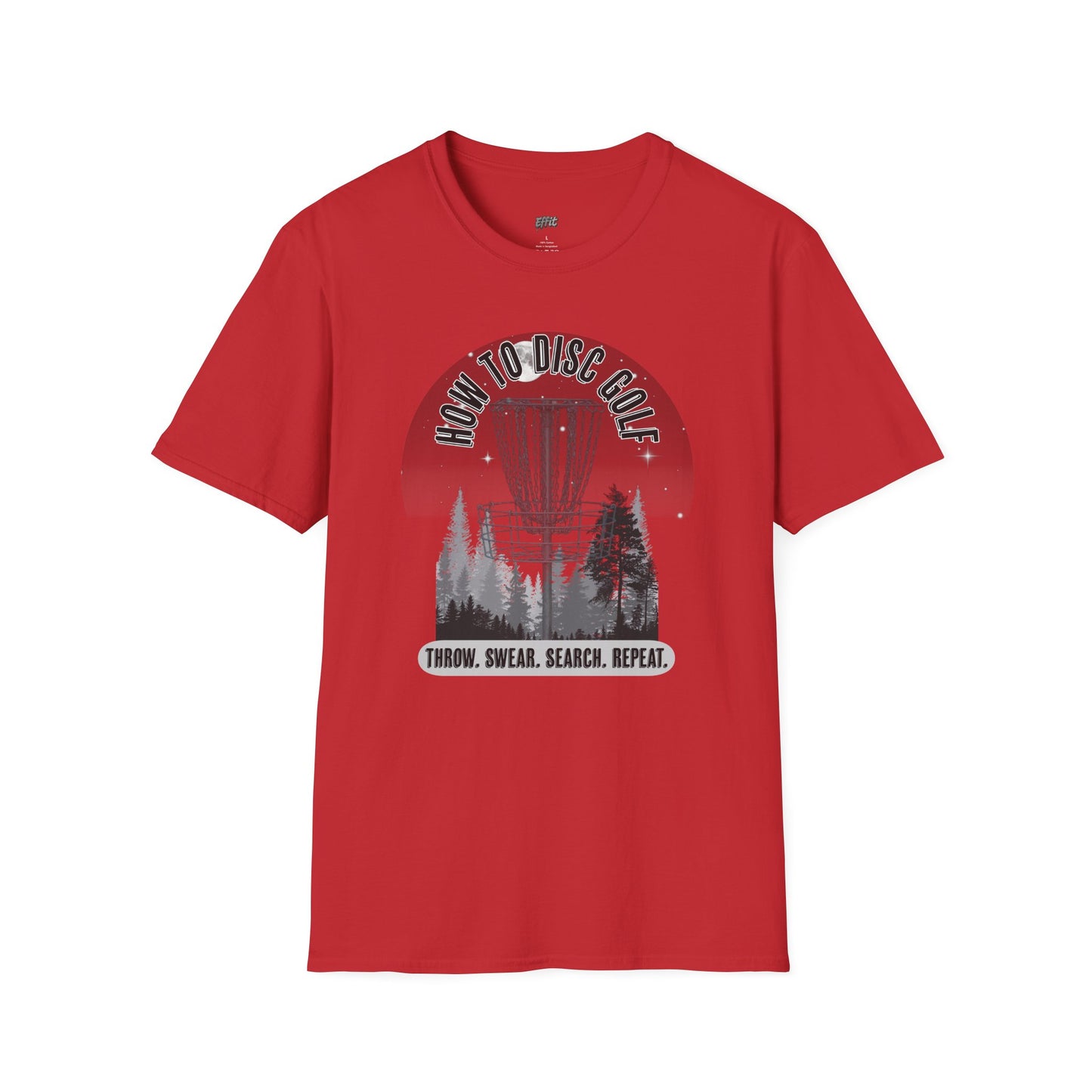 How to Disc Golf Humor Men's Basic Softstyle T-Shirt
