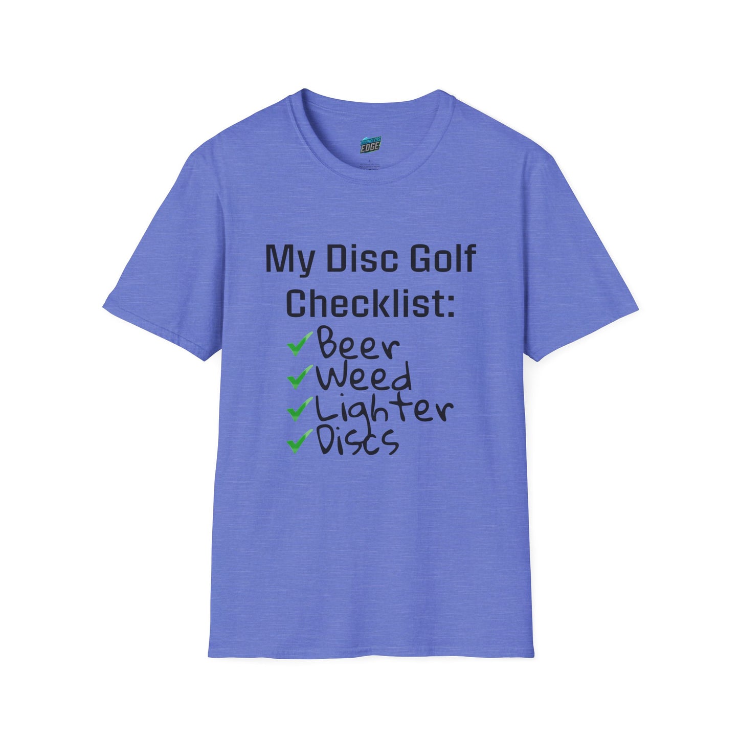 My Disc Golf Checklist Disc Golf Humor Men's Basic T-Shirt