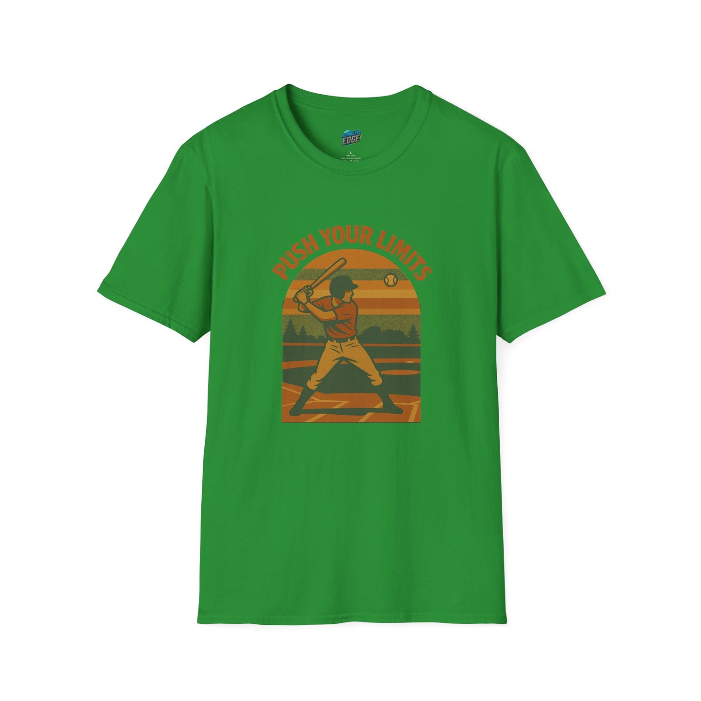 Push Your Limits Baseball Vintage Men's Basic T-Shirt