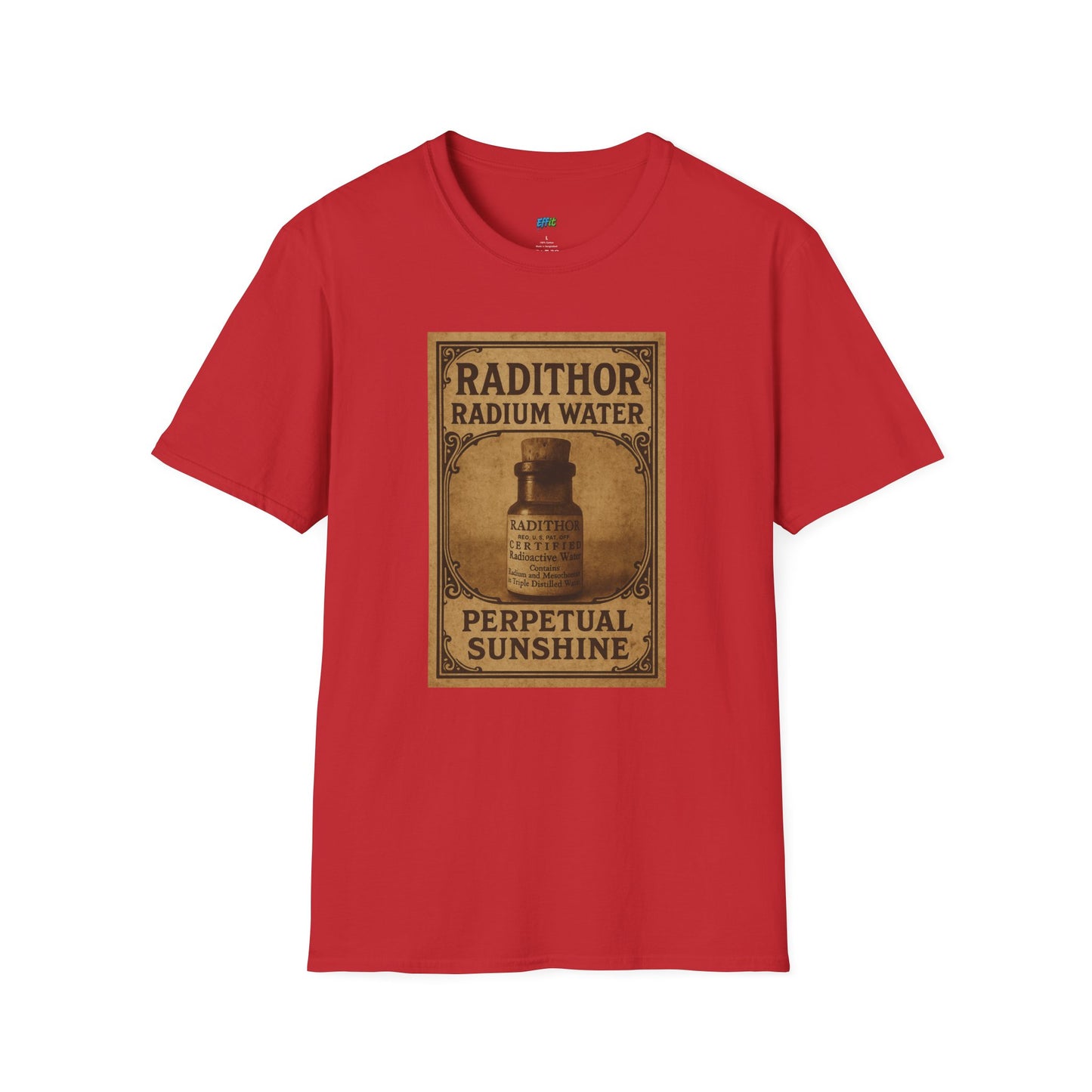 Radithor Ad Humor Vintage Men's Basic T-Shirt