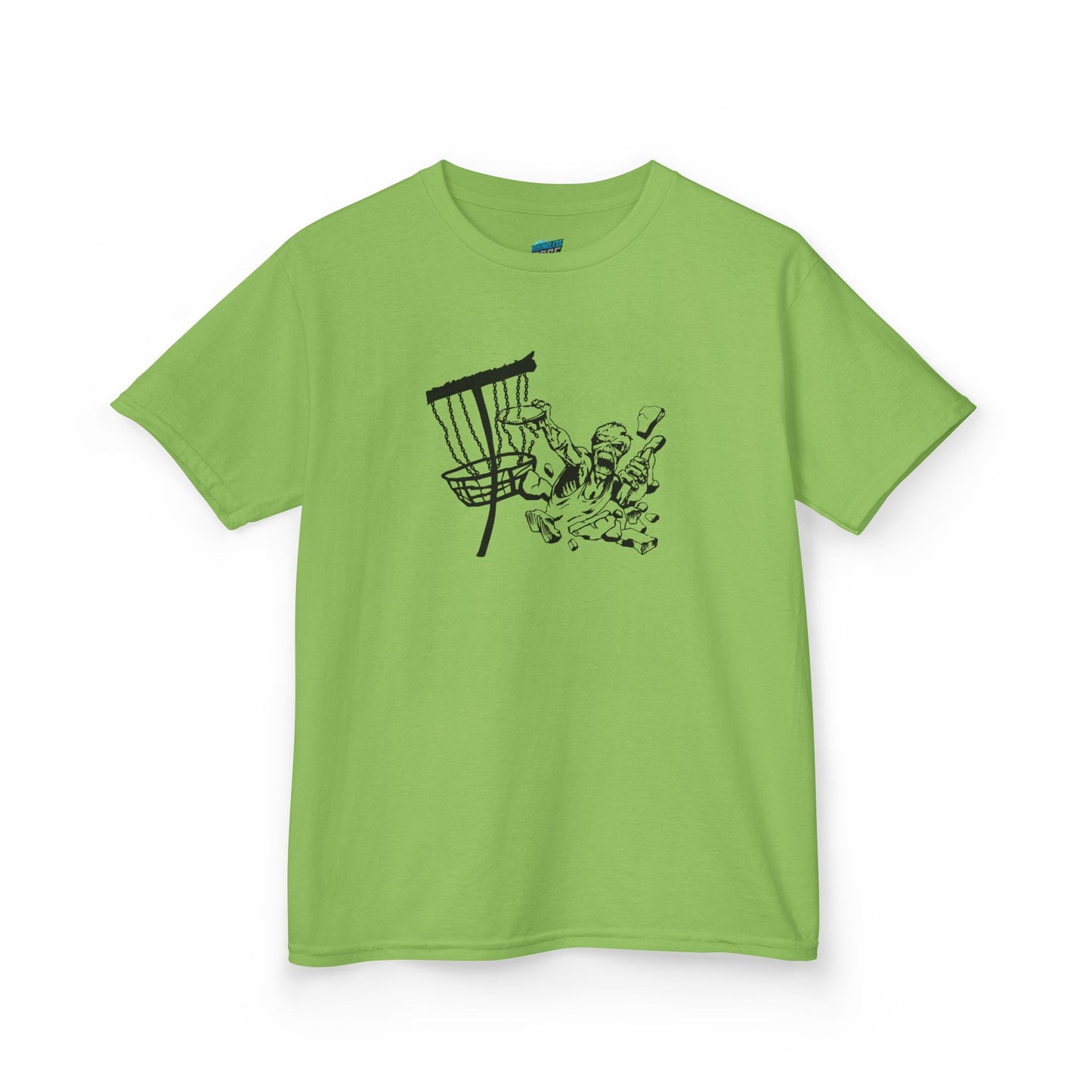 Putting Zombie Disc Golf Girls' Heavy Cotton T-Shirt