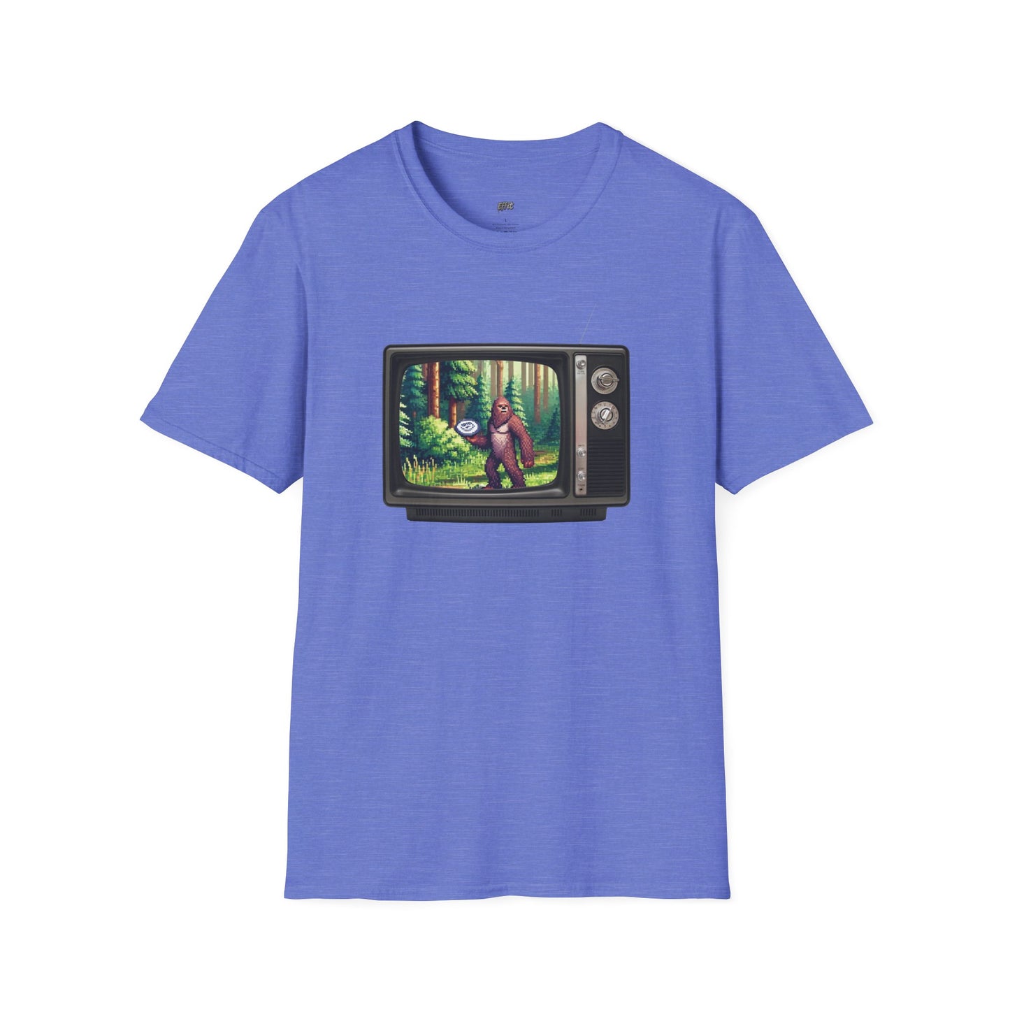 TV Video Game Sasquatch Disc Golf Men's Basic T-Shirt