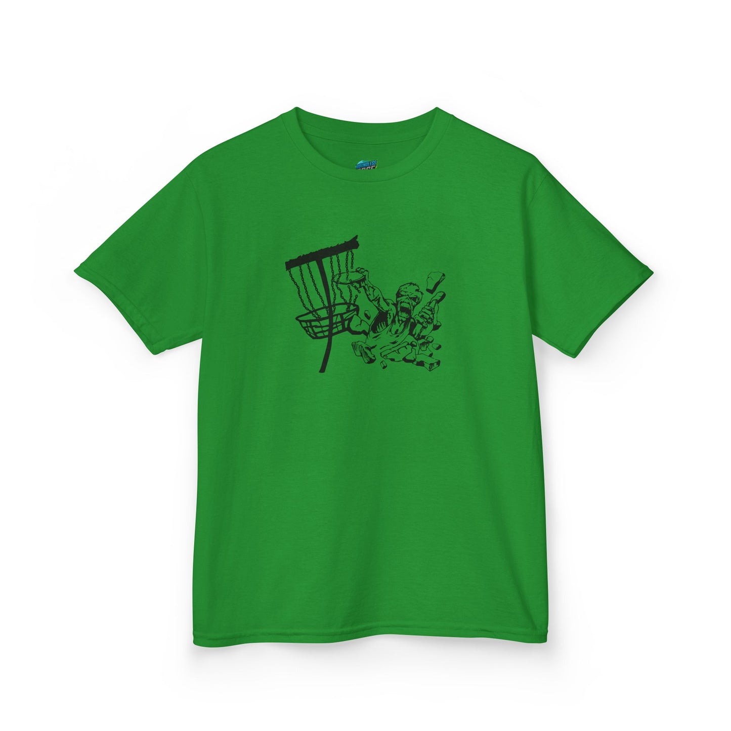 Putting Zombie Disc Golf Girls' Heavy Cotton T-Shirt