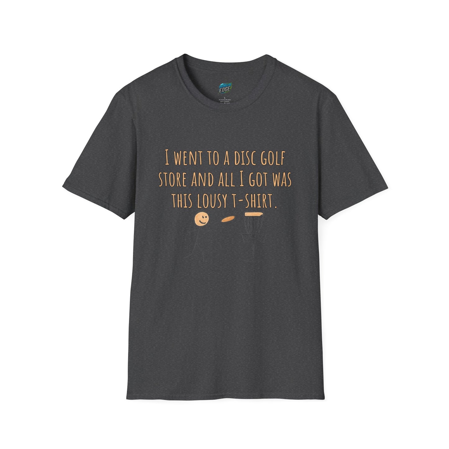 A Lousy T-Shirt Disc Golf Humor Men's Basic T-Shirt