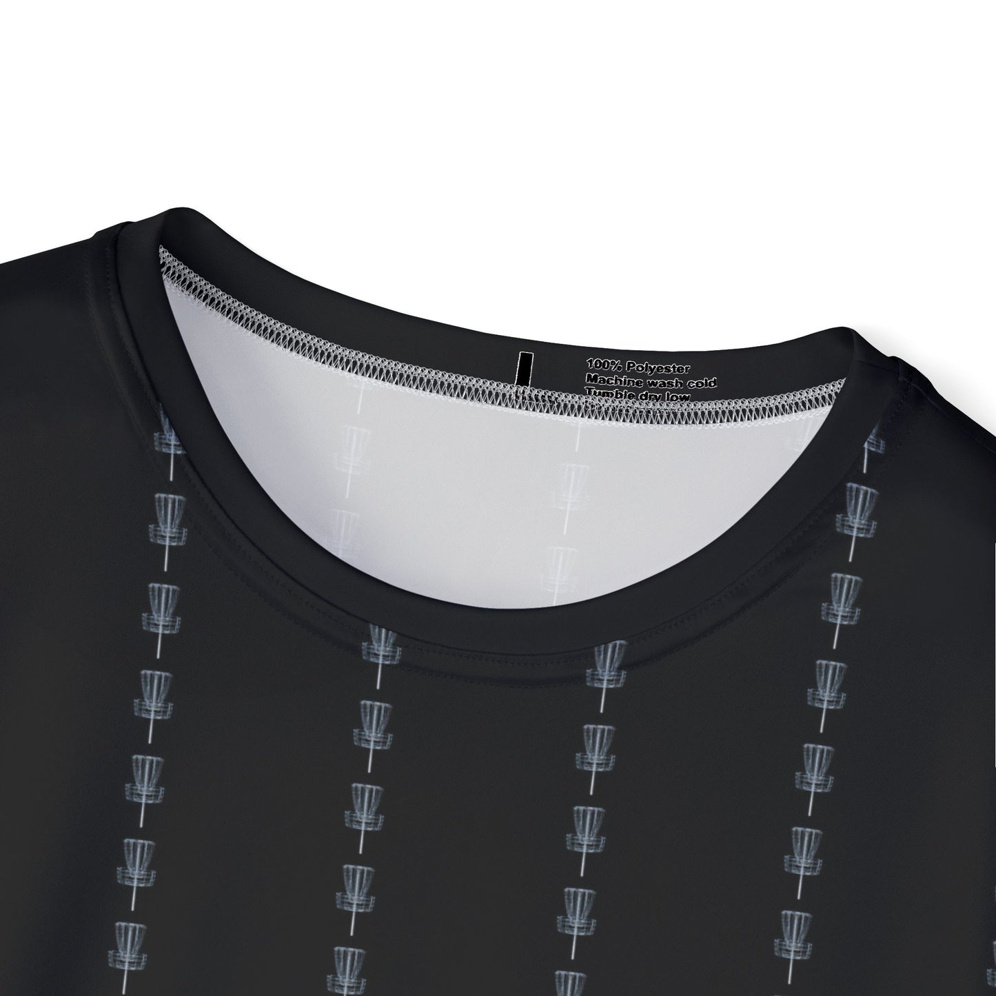 Disc Golf Basket Pin Stripes Men's Jersey Premium T-Shirt