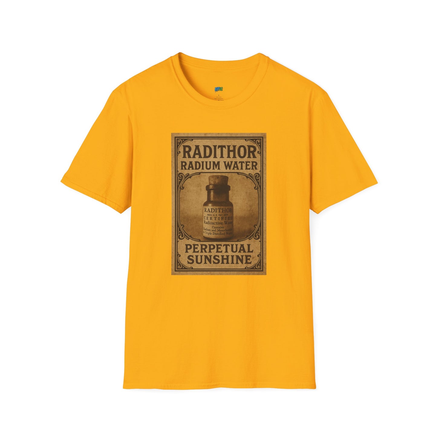 Radithor Ad Humor Vintage Men's Basic T-Shirt