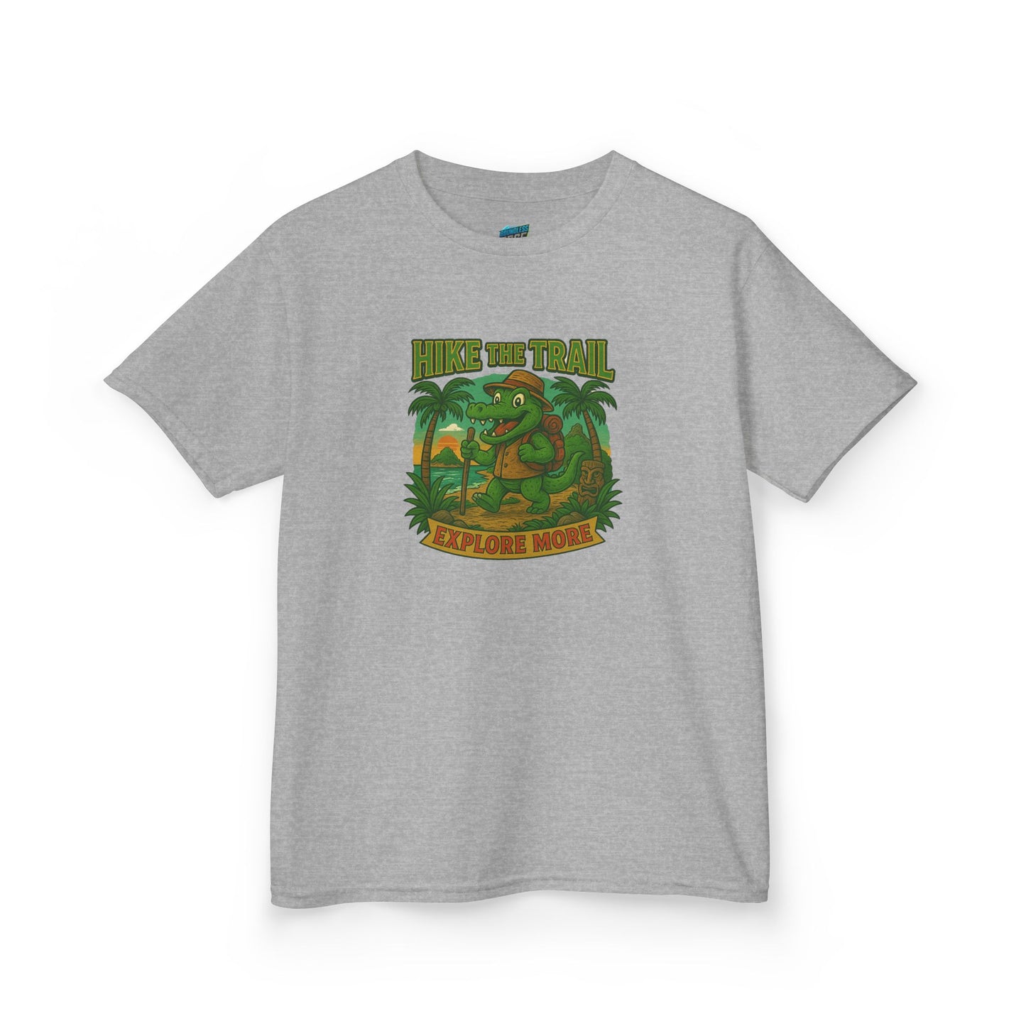 Hike the Trail Gator Hiking Boys' Heavy Cotton T-Shirt