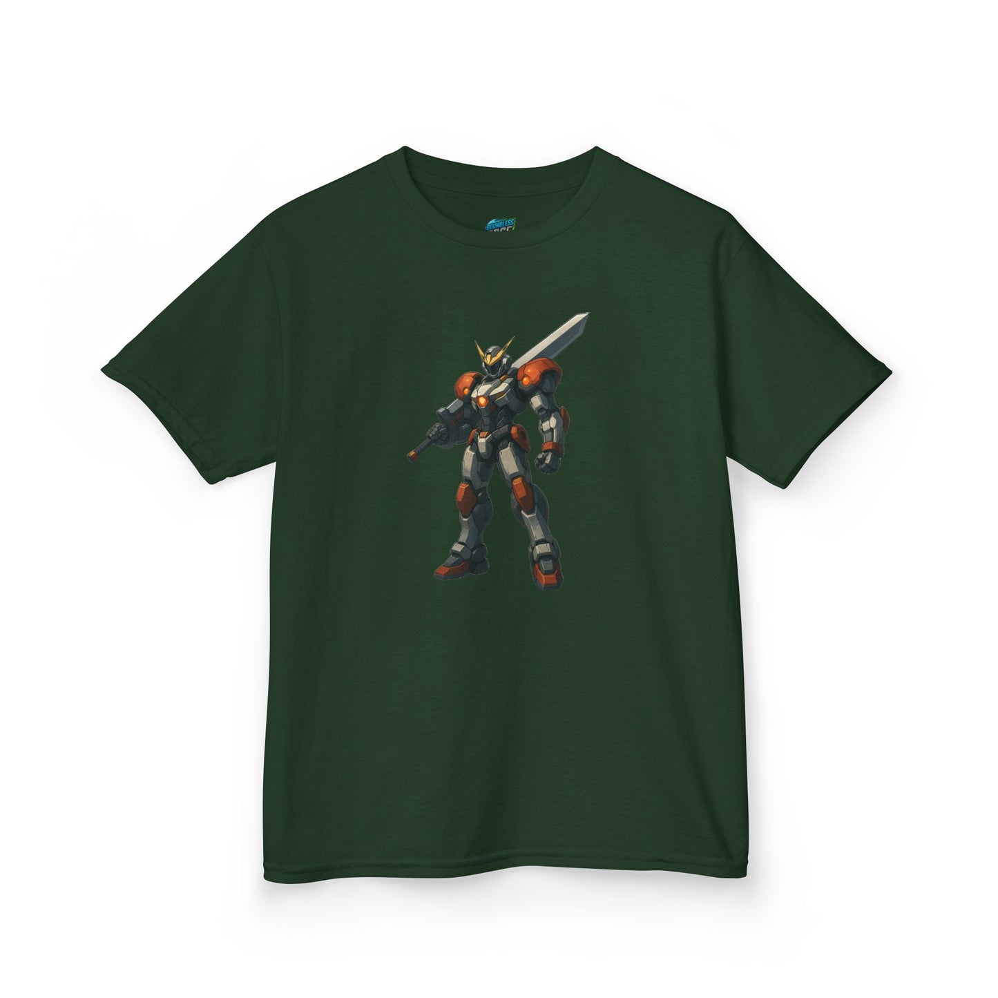 Mech Anime Girls' Heavy Cotton T-Shirt