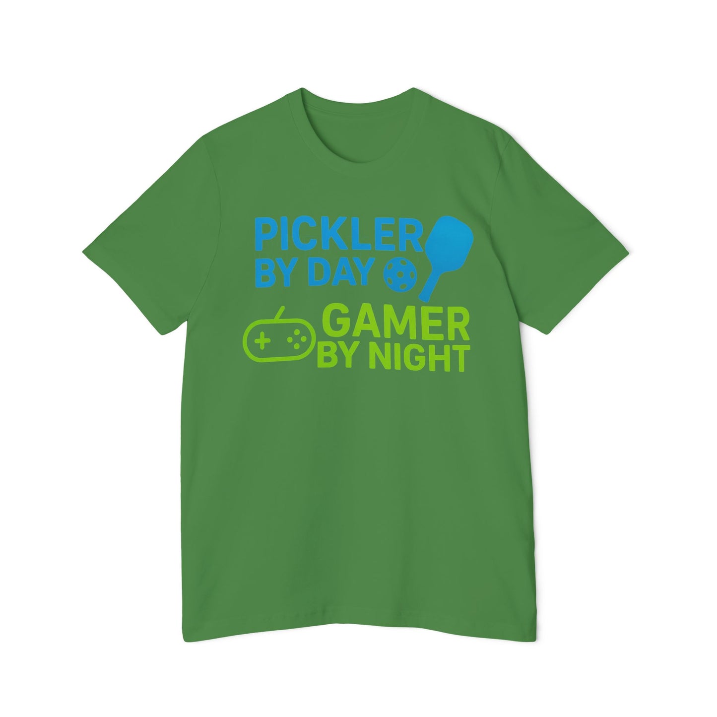 Pickler by Day, Gamer by Night Pickleball Men's Premium T-Shirt