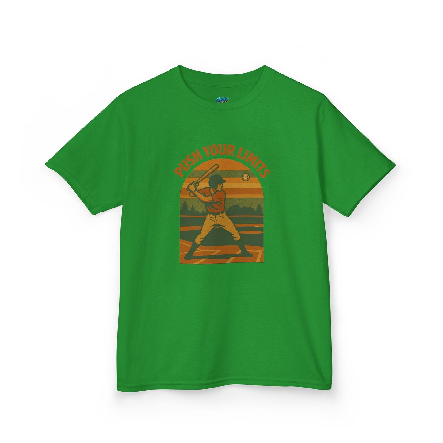 Push Your Limits Baseball Classic Boys' Heavy Cotton T-Shirt