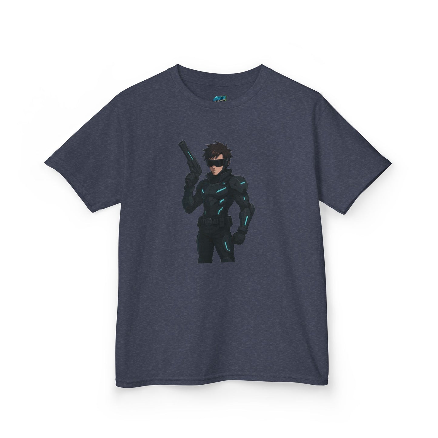 Cyber Agent Anime Boys' Heavy Cotton T-Shirt