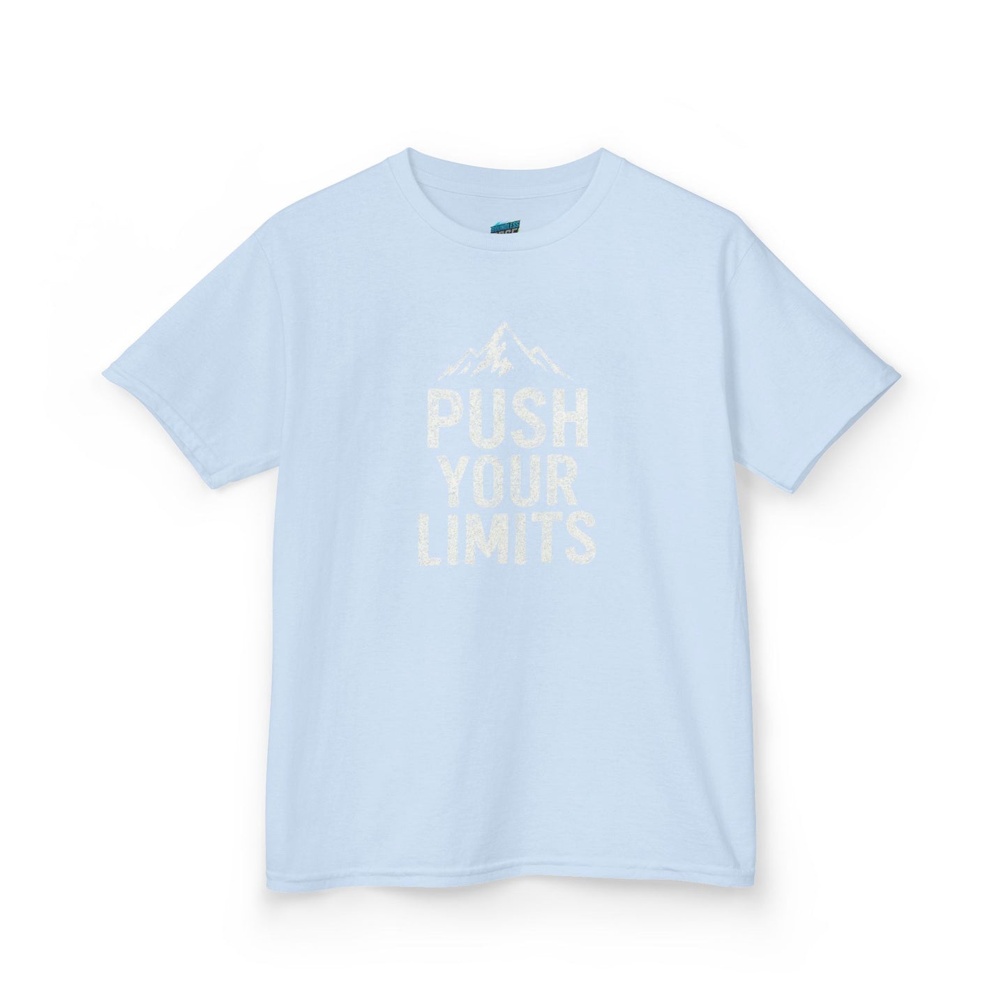Push Your Limits Hiking Mountain Boys' Heavy Cotton T-Shirt