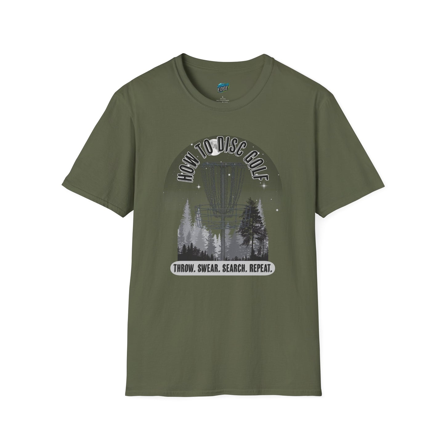 How to Disc Golf Humor Men's Basic Softstyle T-Shirt