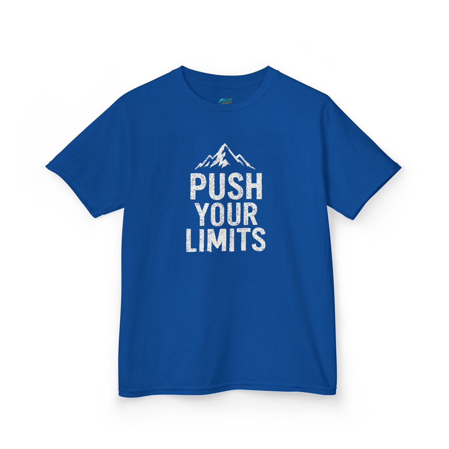 Push Your Limits Hiking Mountain Boys' Heavy Cotton T-Shirt