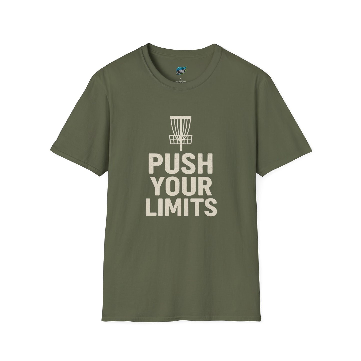 Push Your Limits Disc Golf Men's Basic T-Shirt