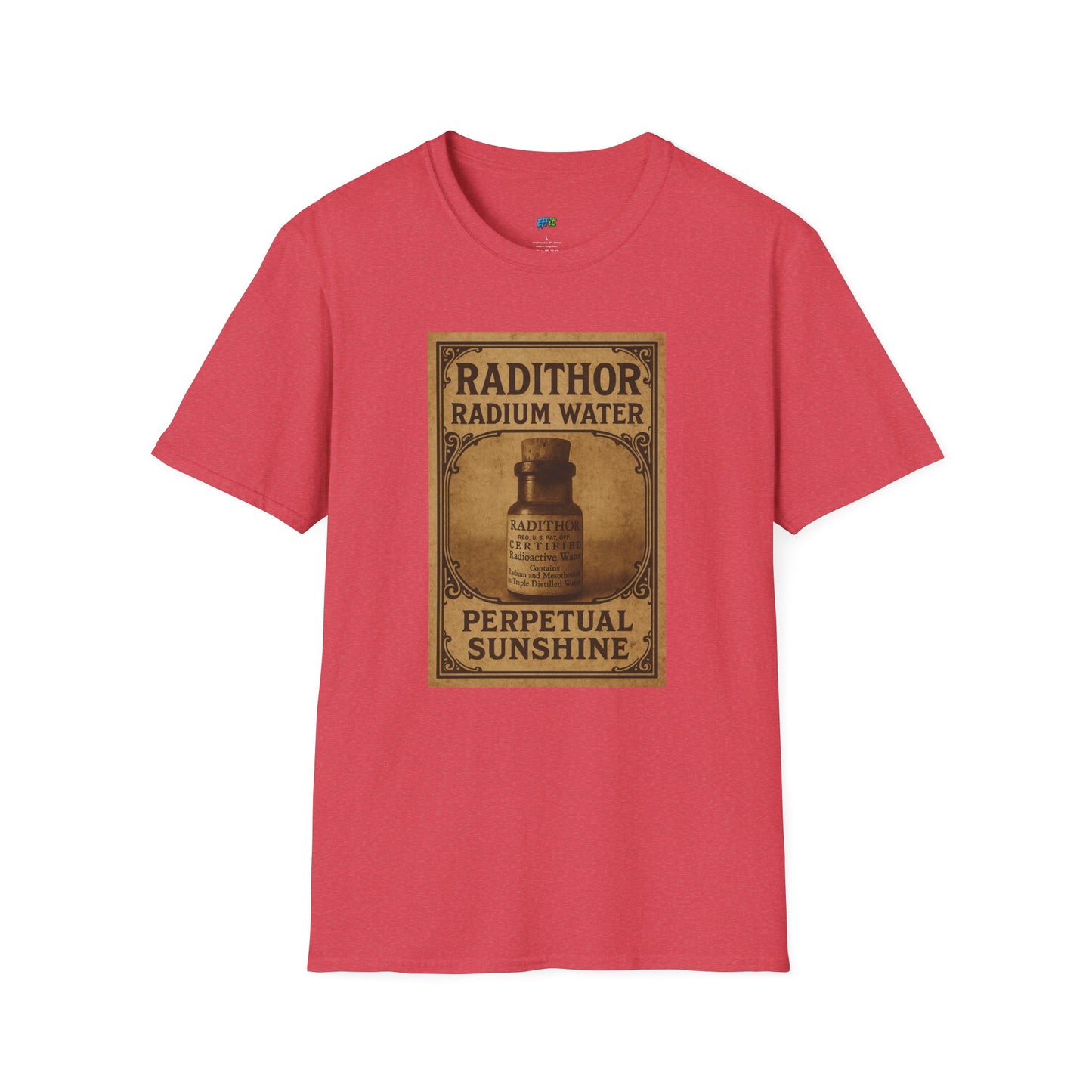 Radithor Ad Humor Vintage Men's Basic T-Shirt