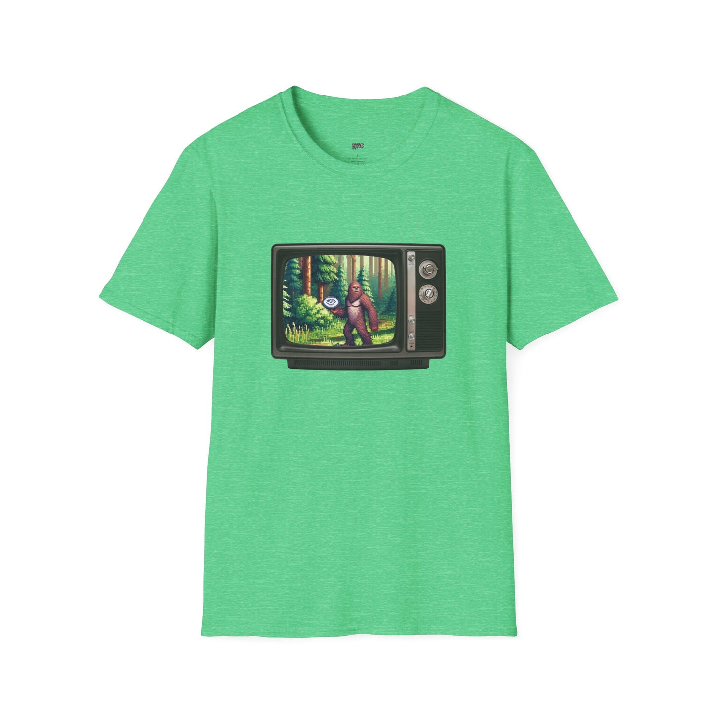 TV Video Game Sasquatch Disc Golf Men's Basic T-Shirt