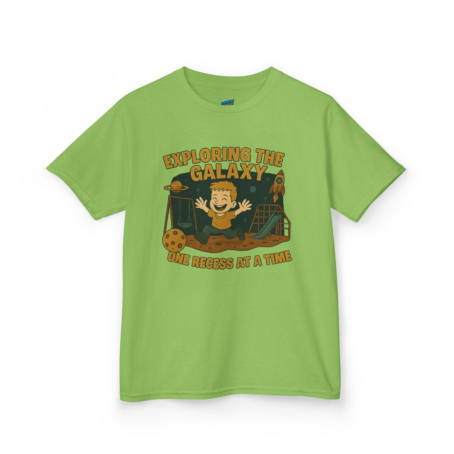 Exploring the Galaxy... Playing with Danger Boys' Heavy Cotton T-Shirt