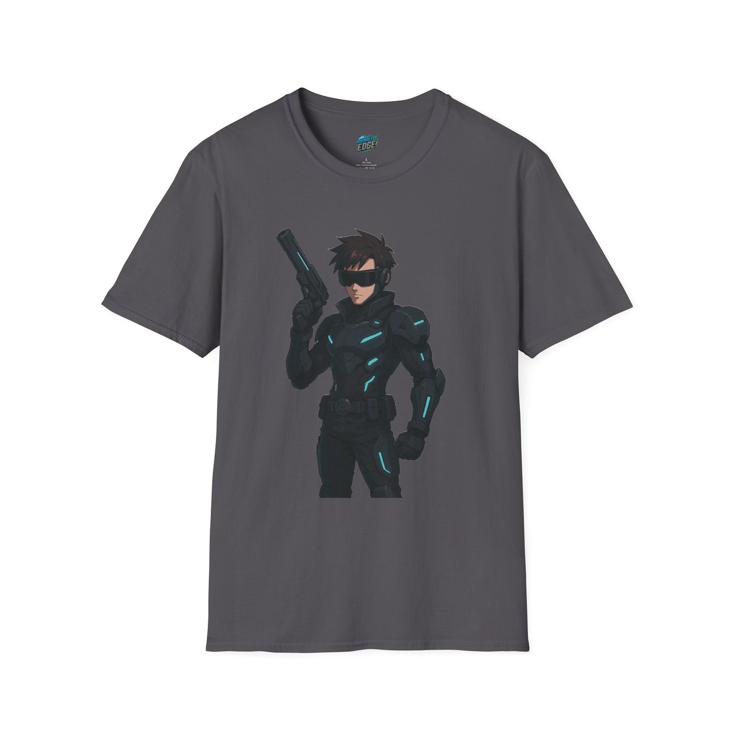 Cyber Agent Anime Men's Basic T-Shirt