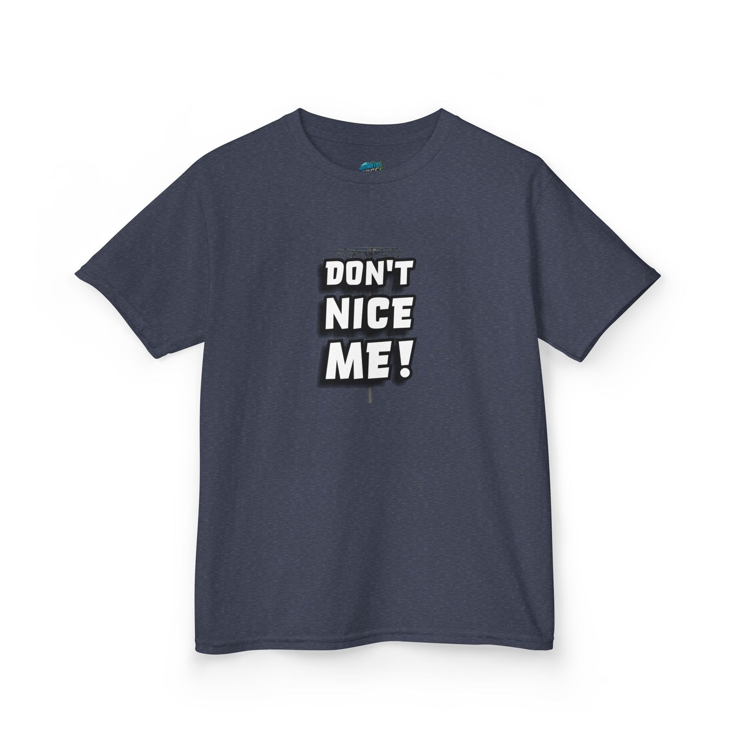 Don't Nice Me! Disc Golf Humor Boys' Heavy Cotton T-Shirt