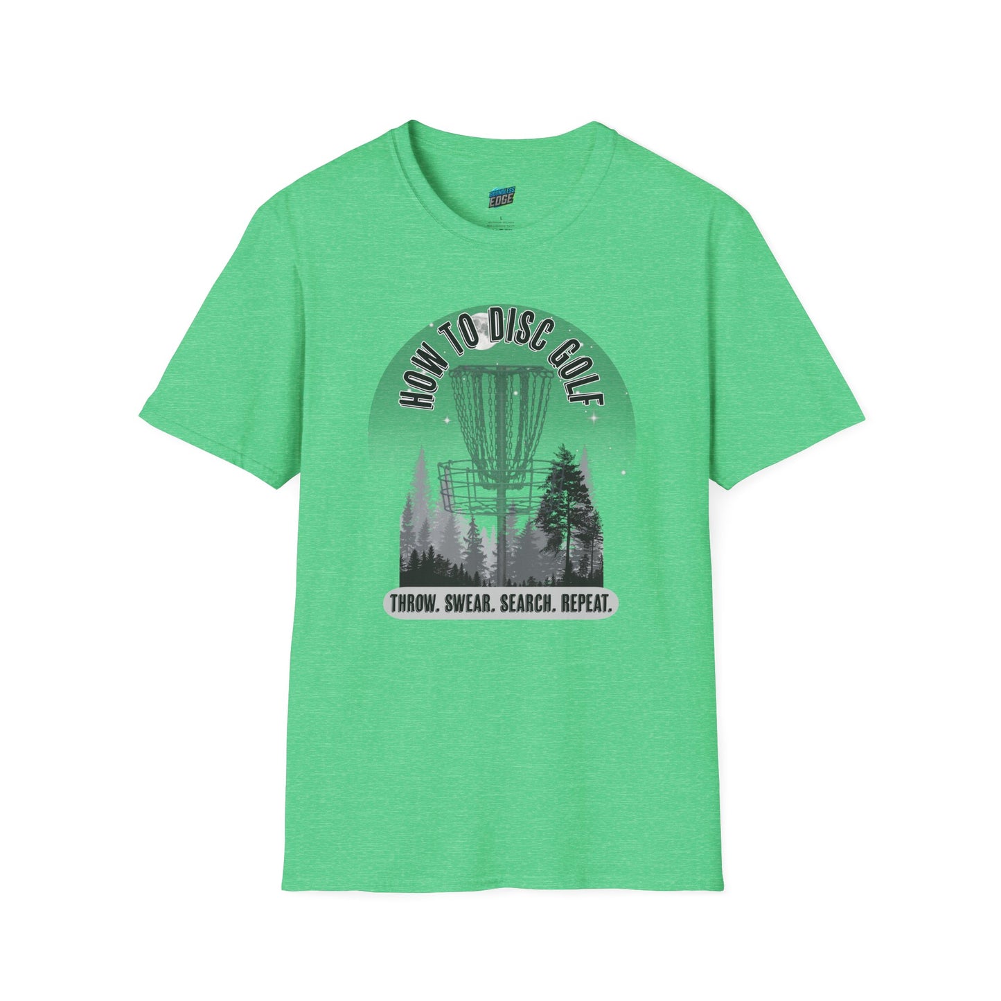 How to Disc Golf Humor Men's Basic Softstyle T-Shirt