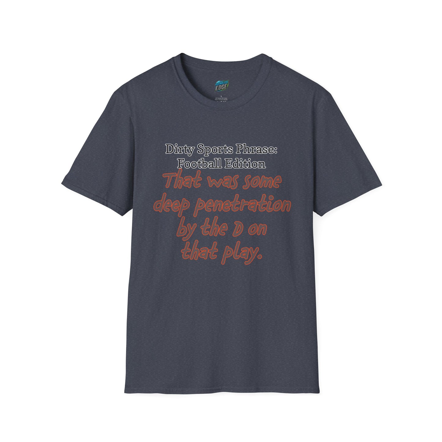 Dirty Sports Phrase Football Humor Women's Basic T-Shirt