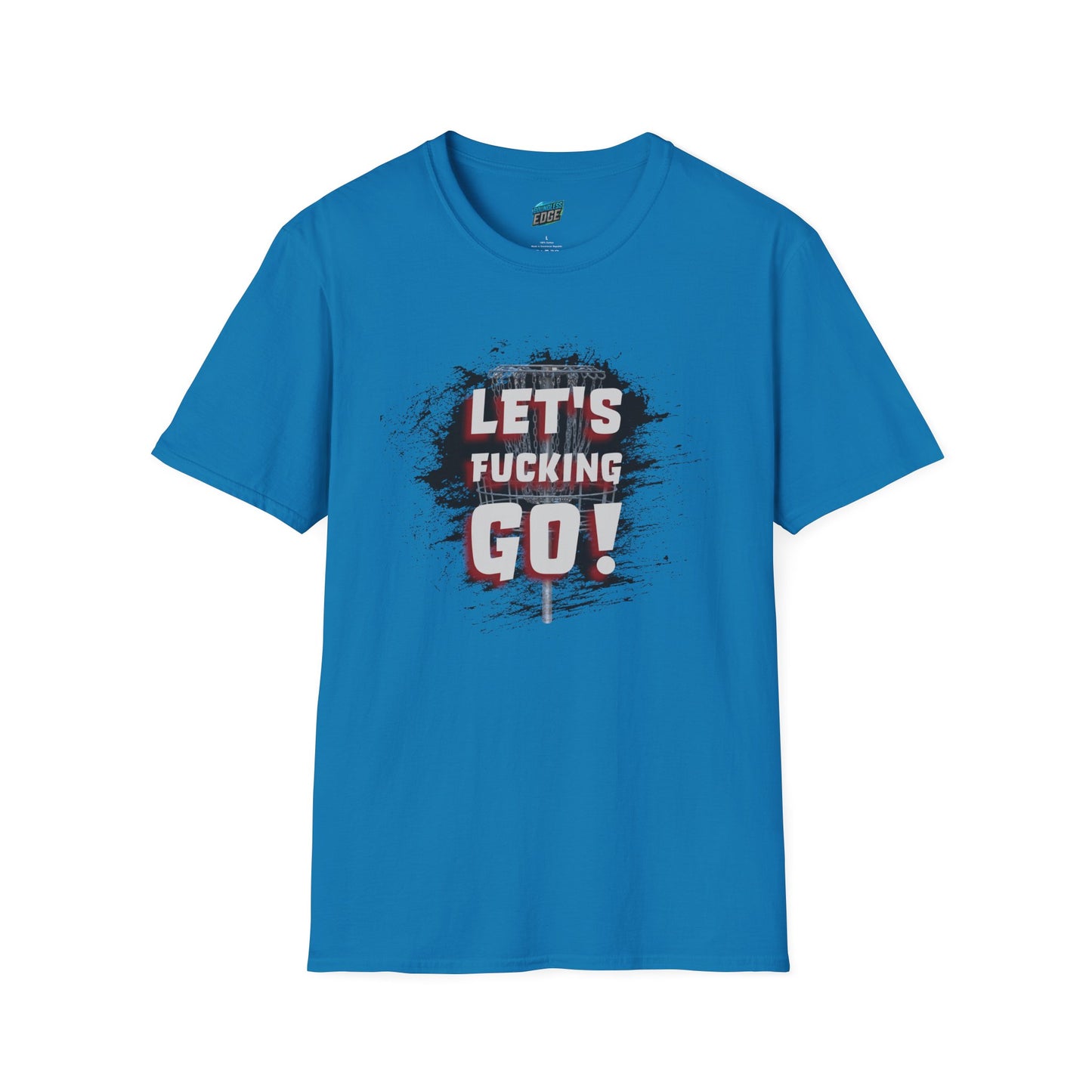 Let's F****** Go! Disc Golf Adult Humor Men's Basic Softstyle T-Shirt