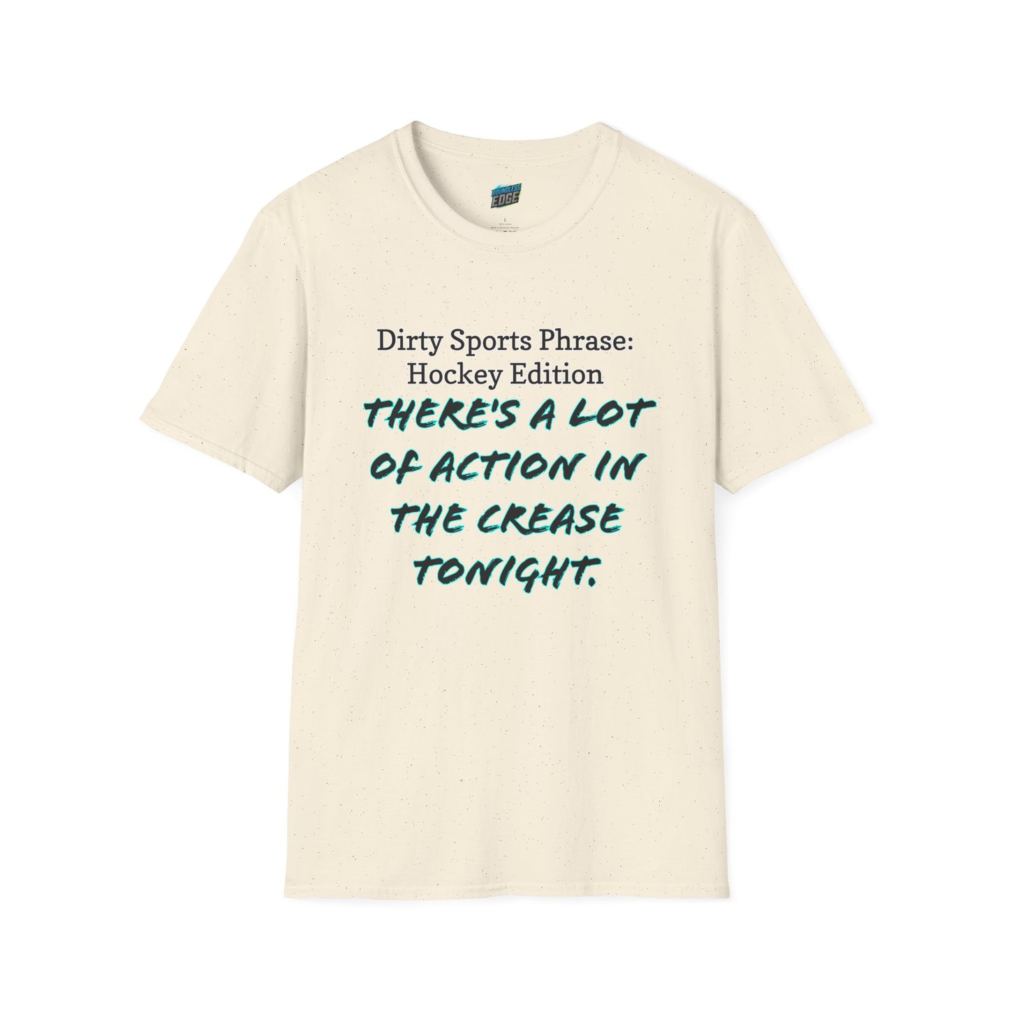 Dirty Sports Phrase Hockey Humor Women's Basic T-Shirt
