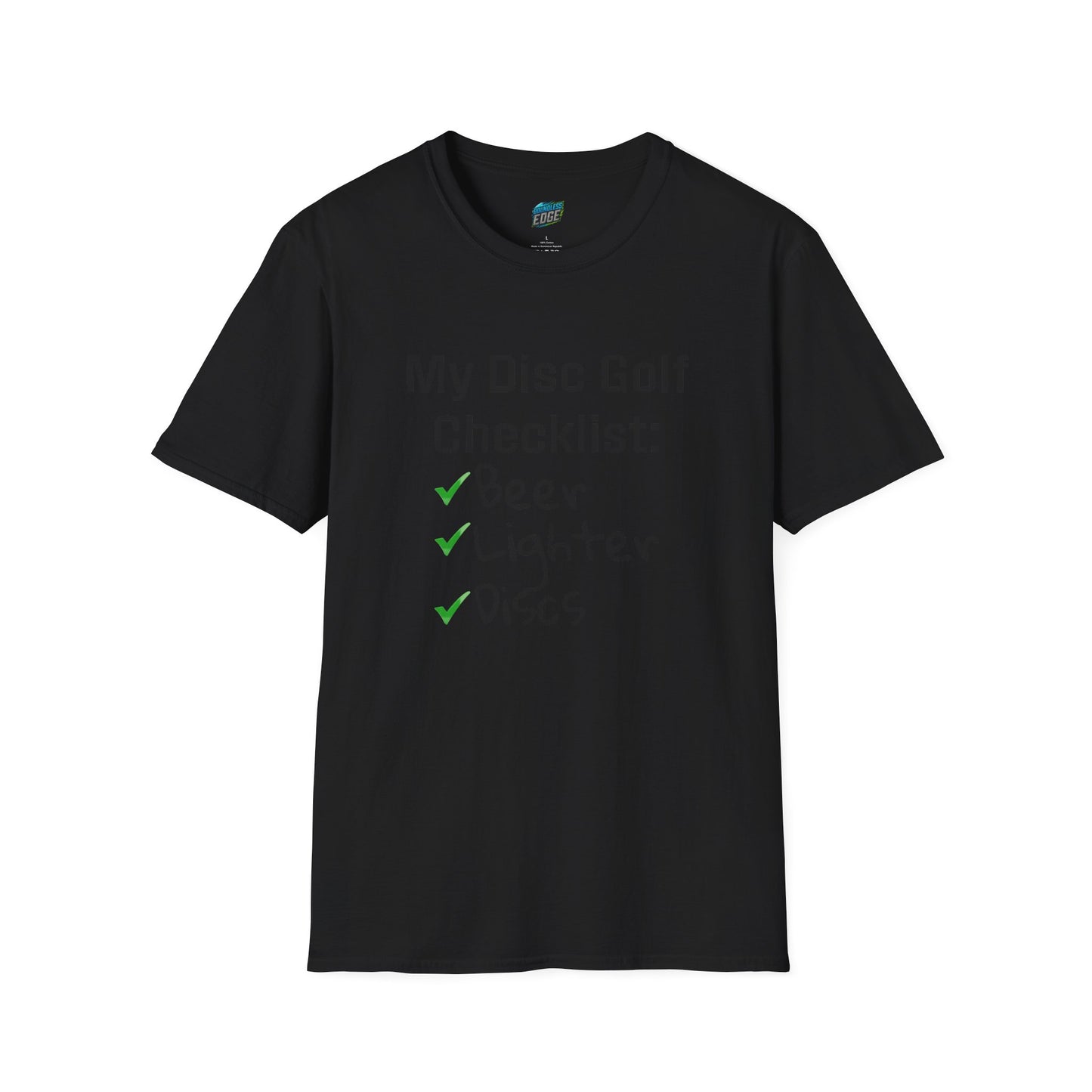 My Disc Golf Checklist Disc Golf Humor Men's Basic T-Shirt