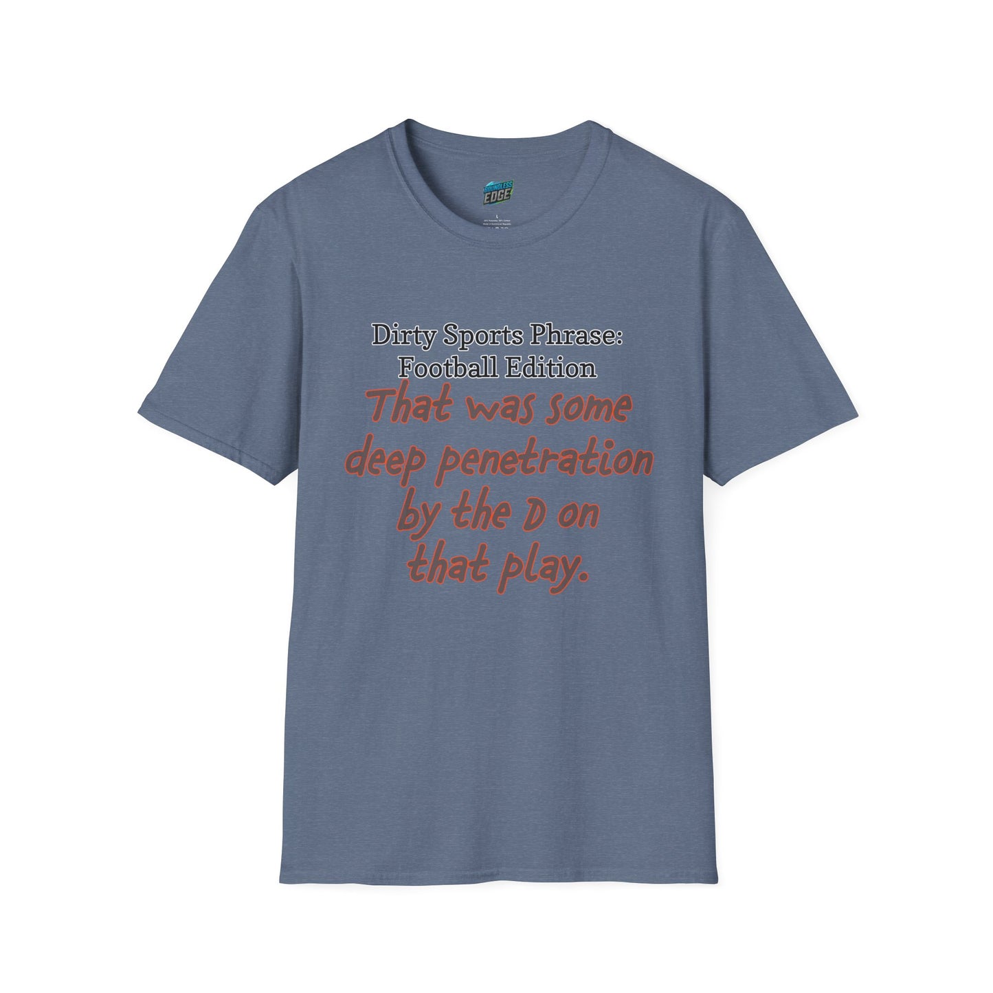 Dirty Sports Phrase Football Humor Women's Basic T-Shirt