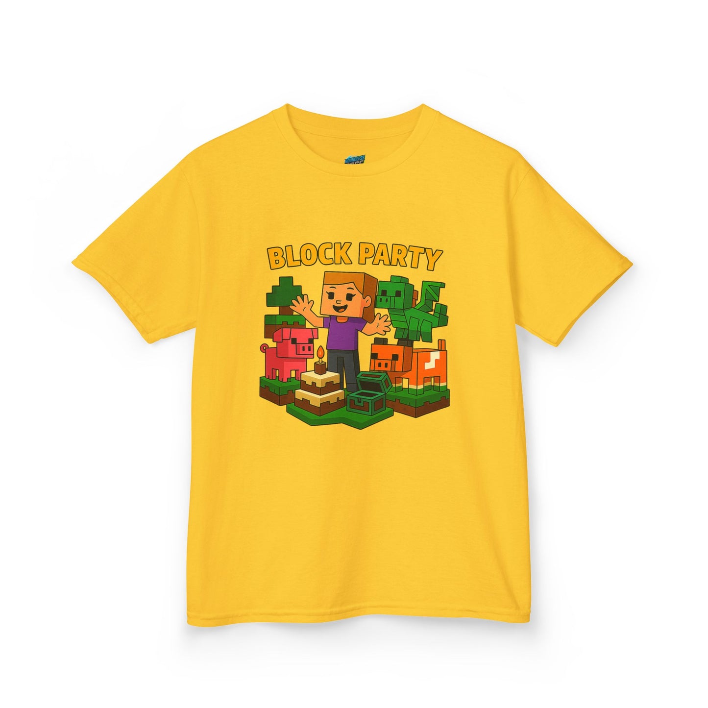 Block Party Playing with Danger Girls' Heavy Cotton T-Shirt