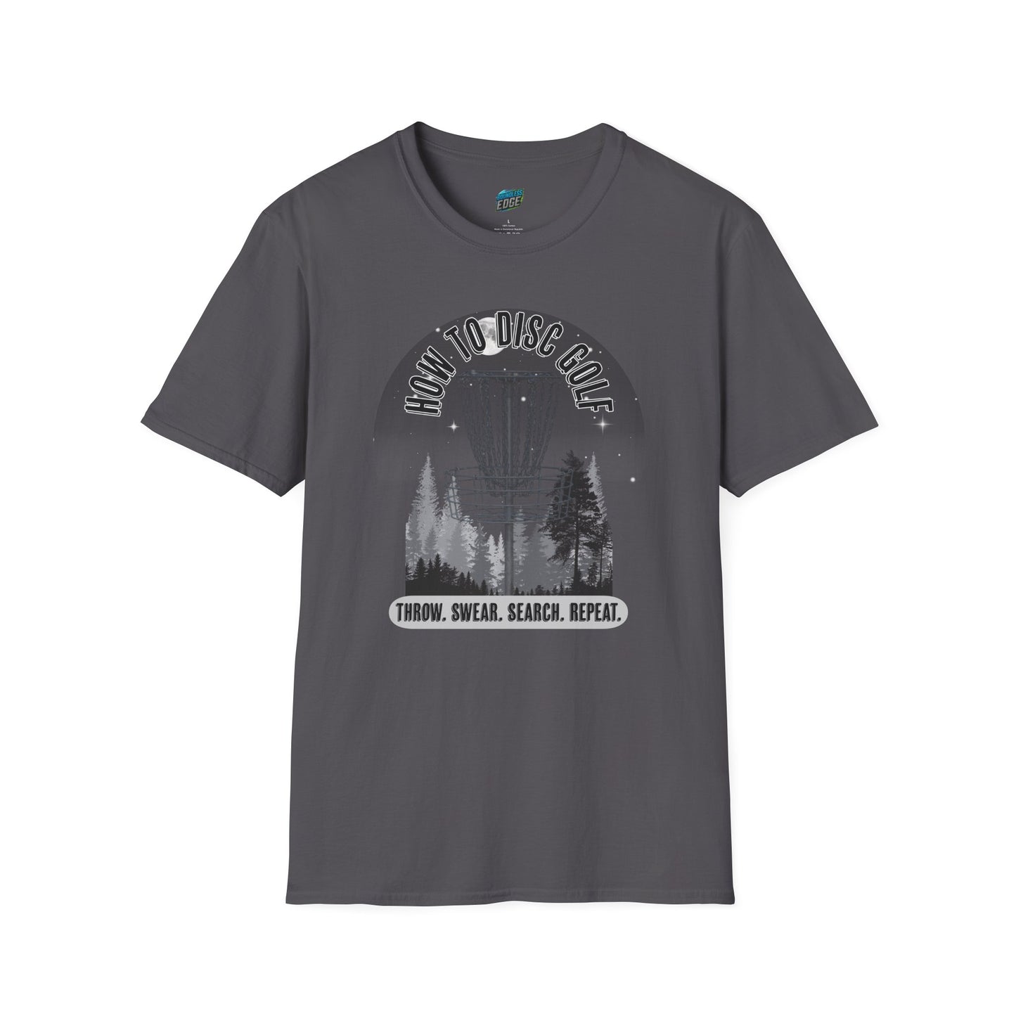 How to Disc Golf Humor Men's Basic Softstyle T-Shirt