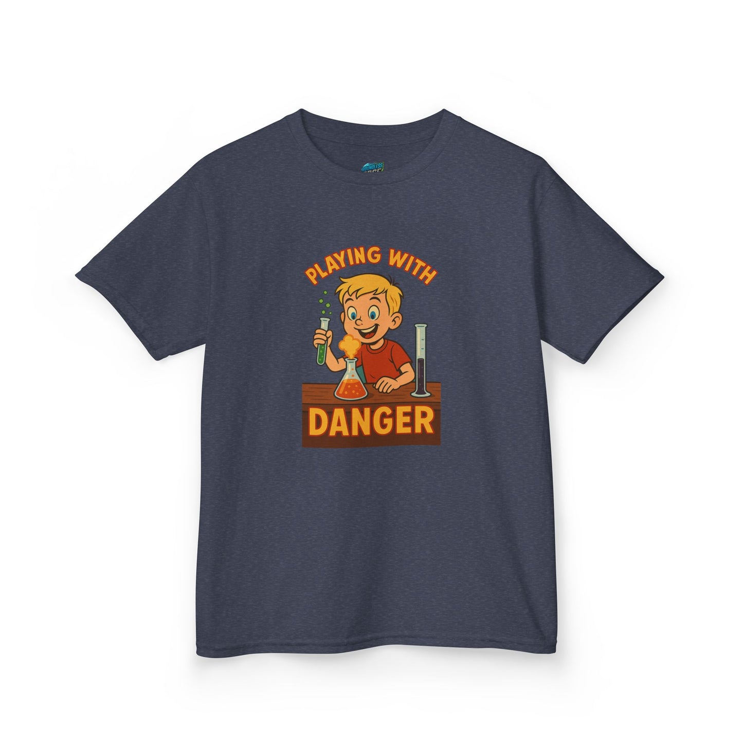 Playing with Danger Boys' Heavy Cotton T-Shirt
