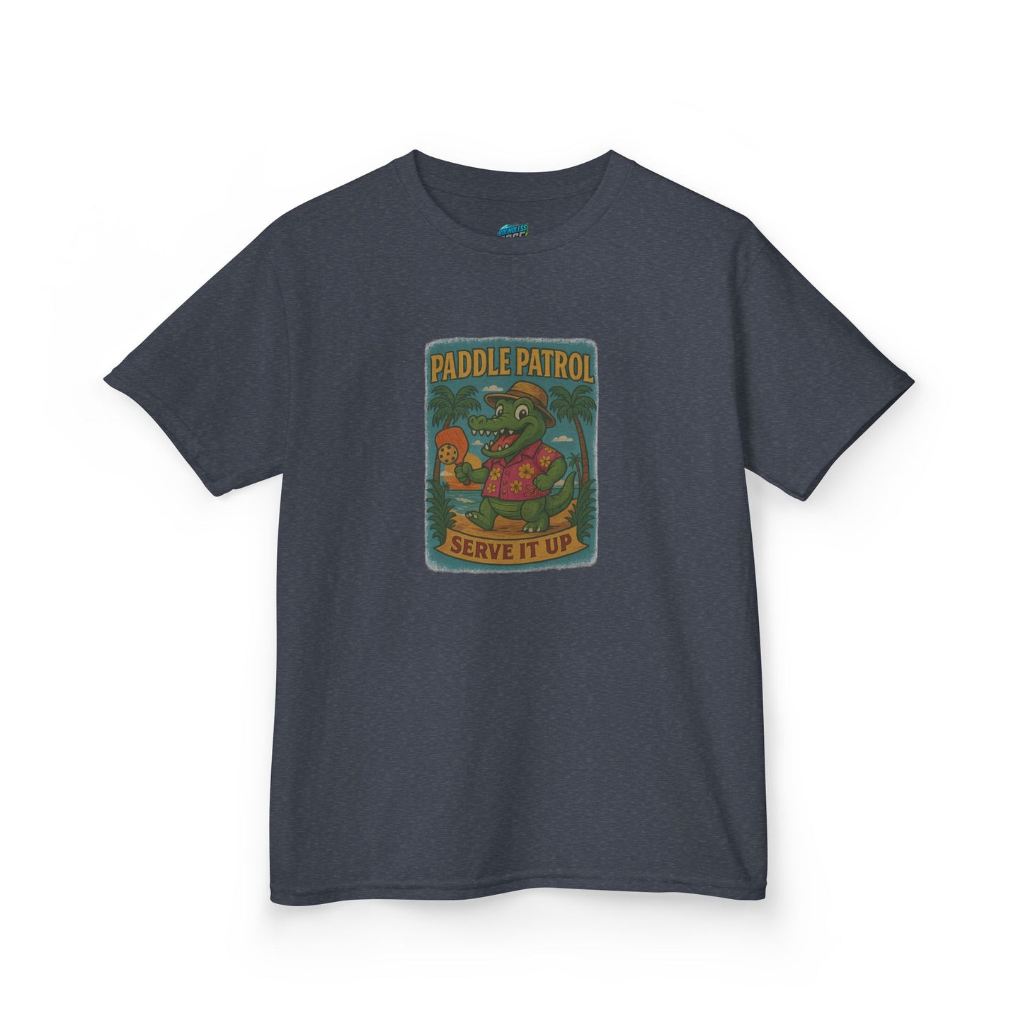 Paddle Patrol Gator Pickleball Girls' Heavy Cotton T-Shirt