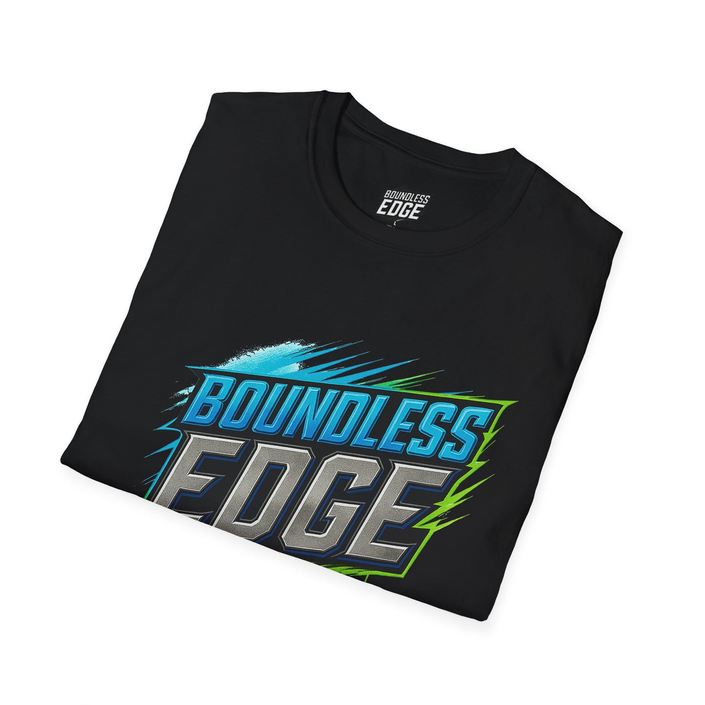 Boundless Edge Logo Tee – Everyday Edition Men's Basic T-Shirt (Black Only)