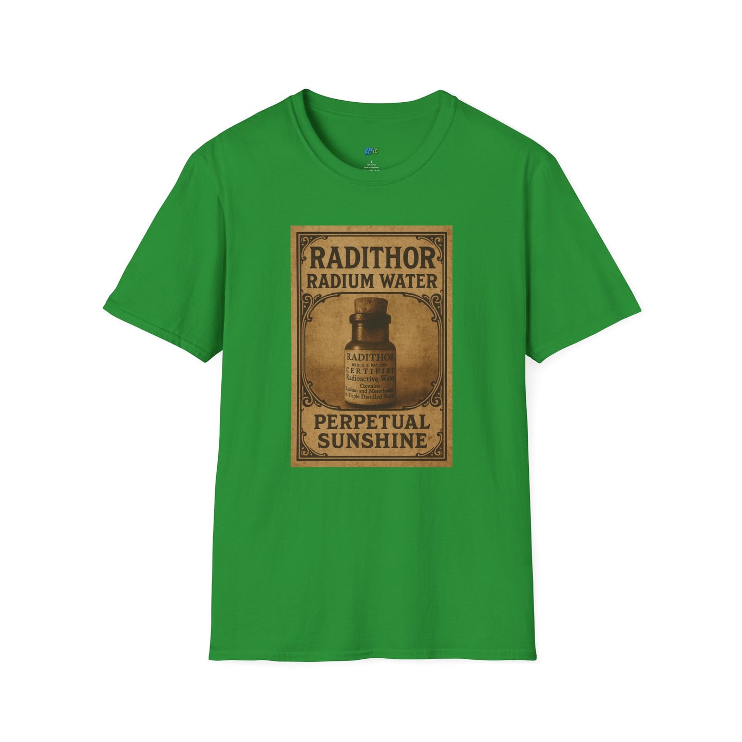 Radithor Ad Humor Vintage Men's Basic T-Shirt