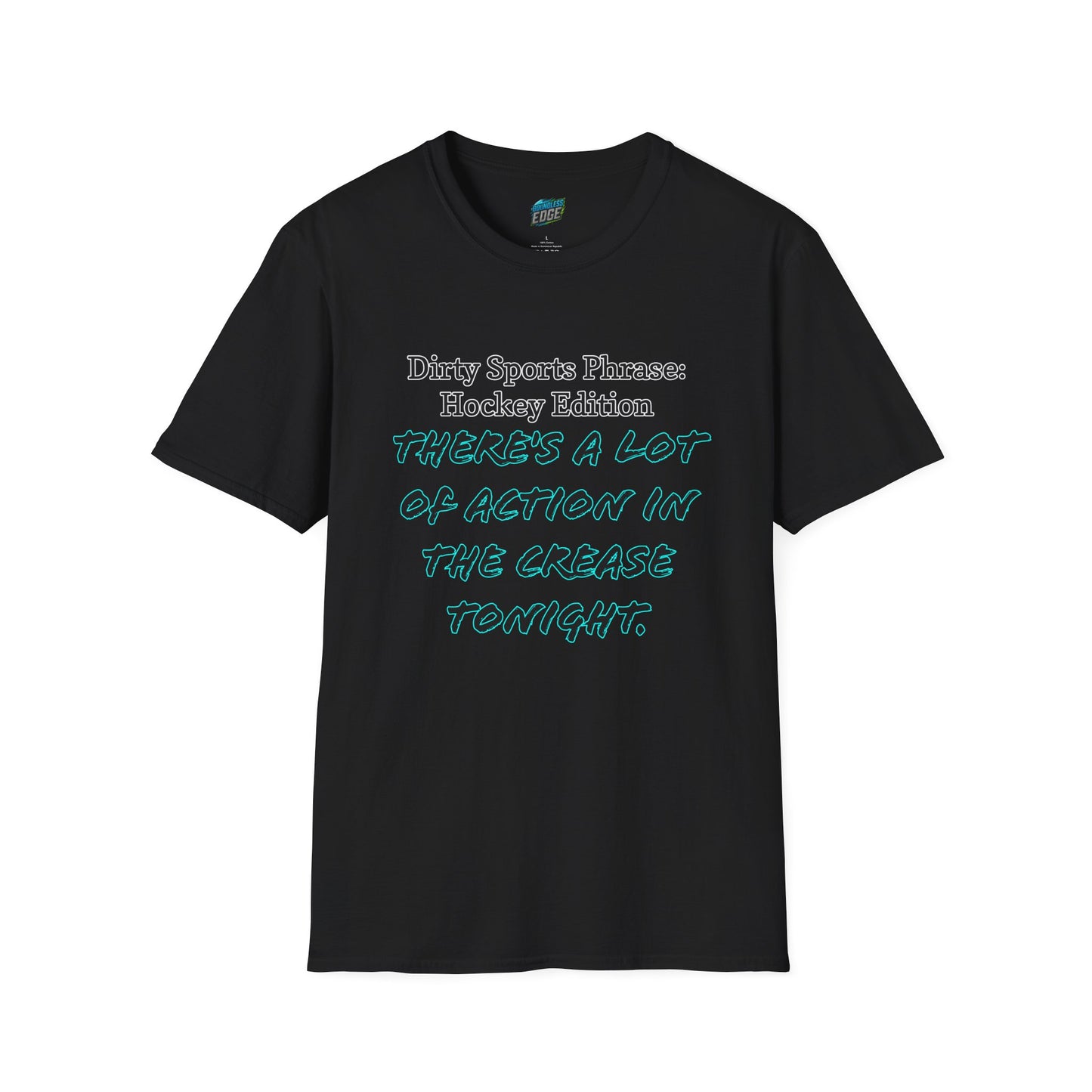 Dirty Sports Phrase Hockey Humor Women's Basic T-Shirt