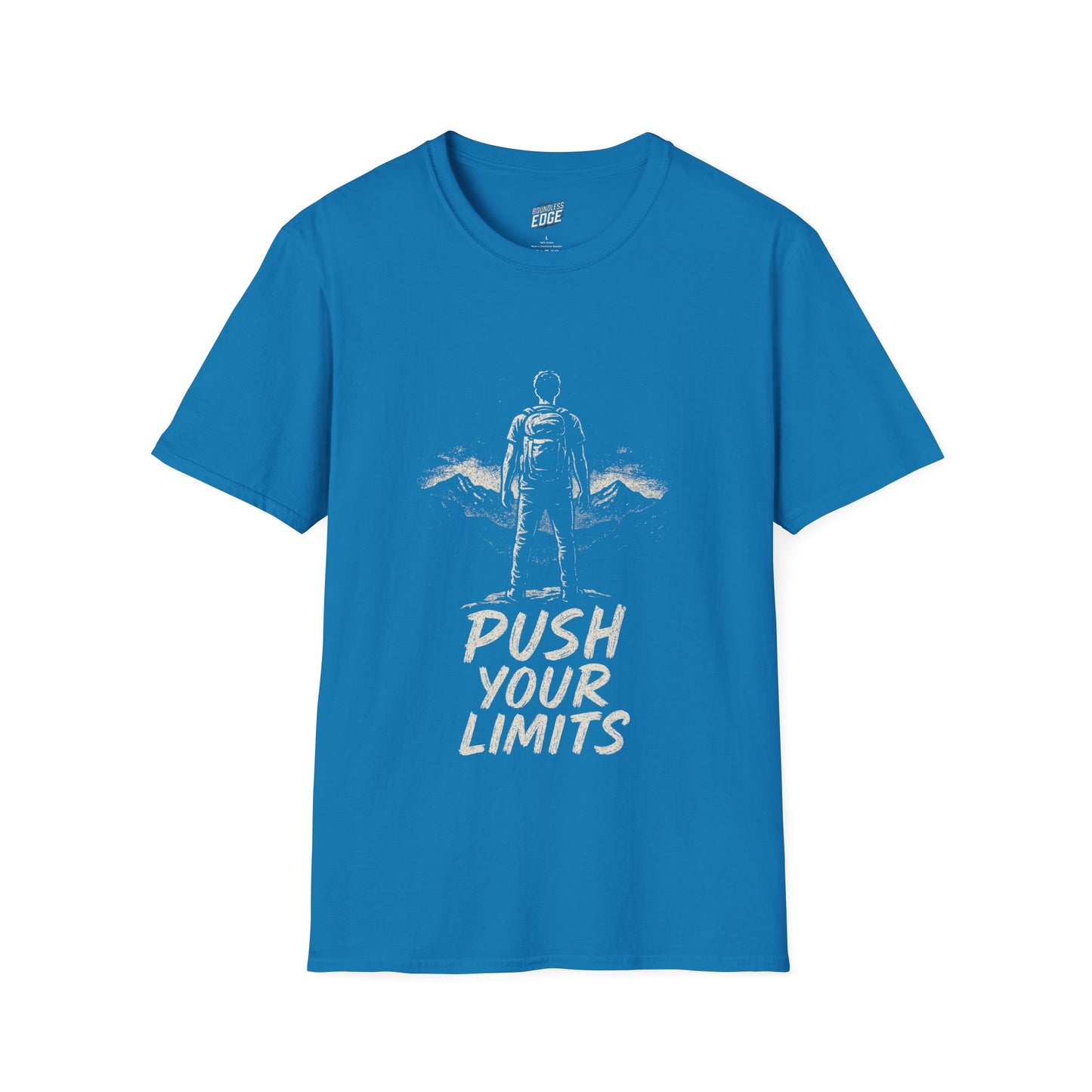 Summit Edition Push Your Limits Hiking Men's Basic T-Shirt