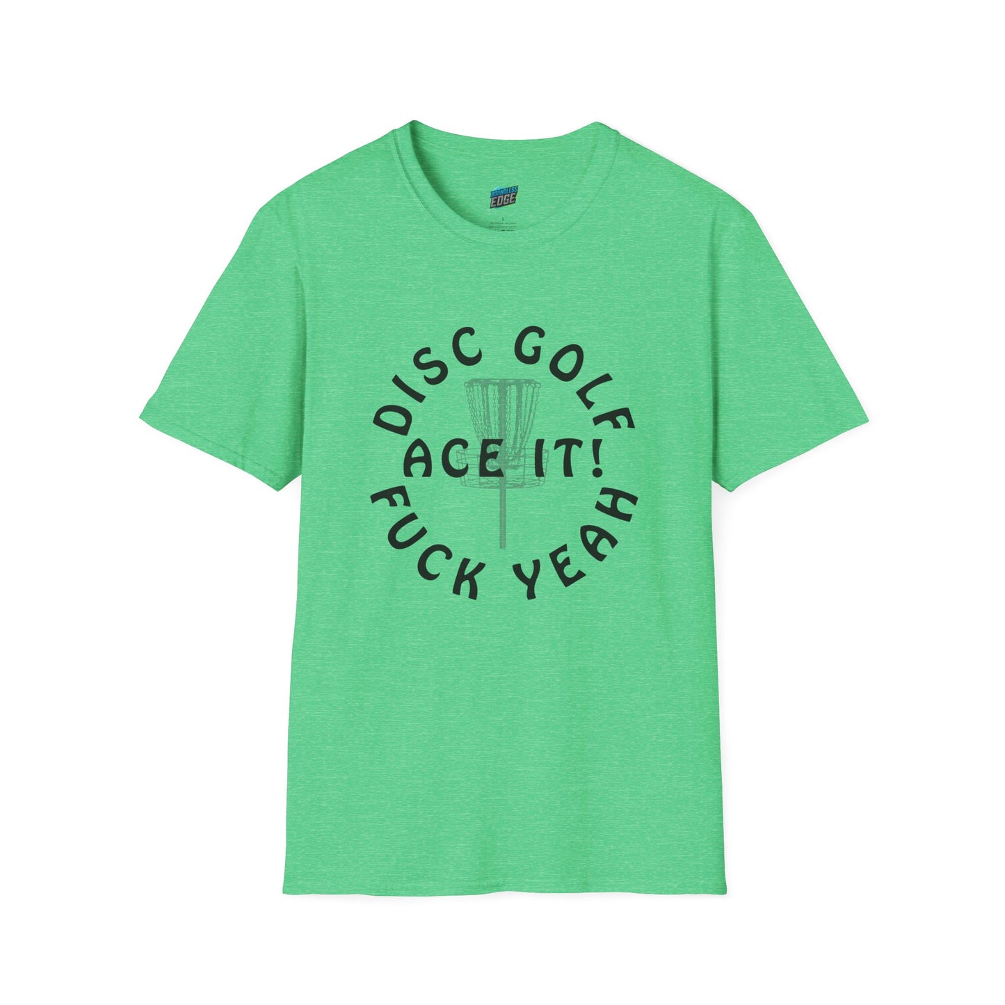 Disc Golf F*** Yeah Adult Humor Men's Basic Softstyle T-Shirt