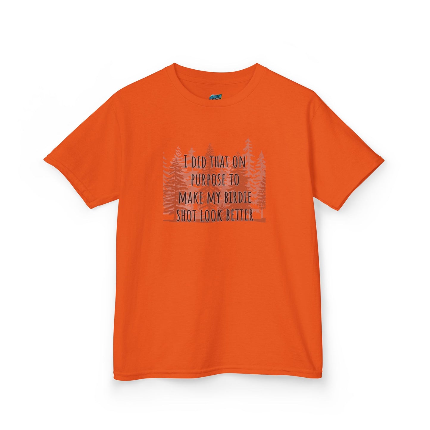 I Did That On Purpose... Disc Golf Humor Boys' Heavy Cotton T-Shirt