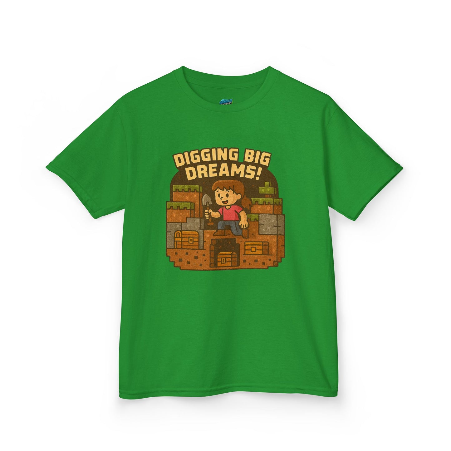 Digging Big Dreams Playing with Danger Girls' Heavy Cotton T-Shirt