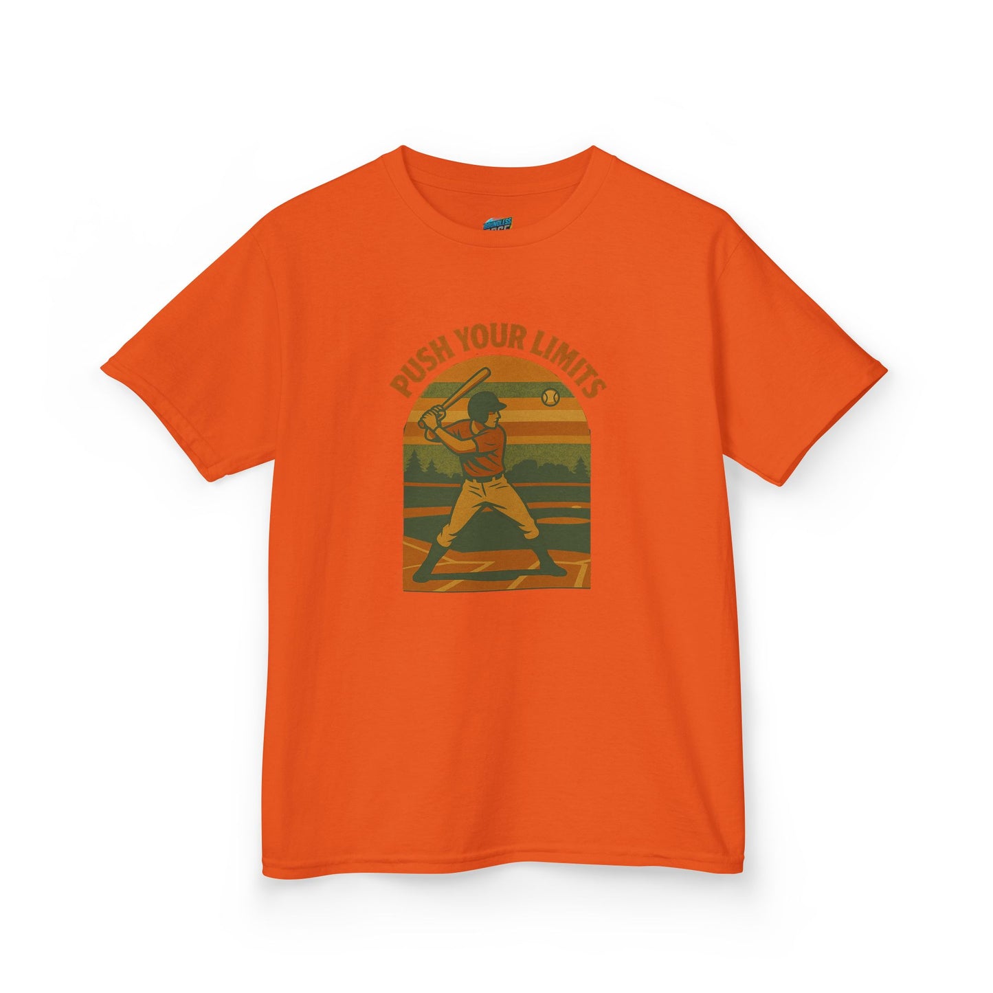 Push Your Limits Baseball Classic Boys' Heavy Cotton T-Shirt