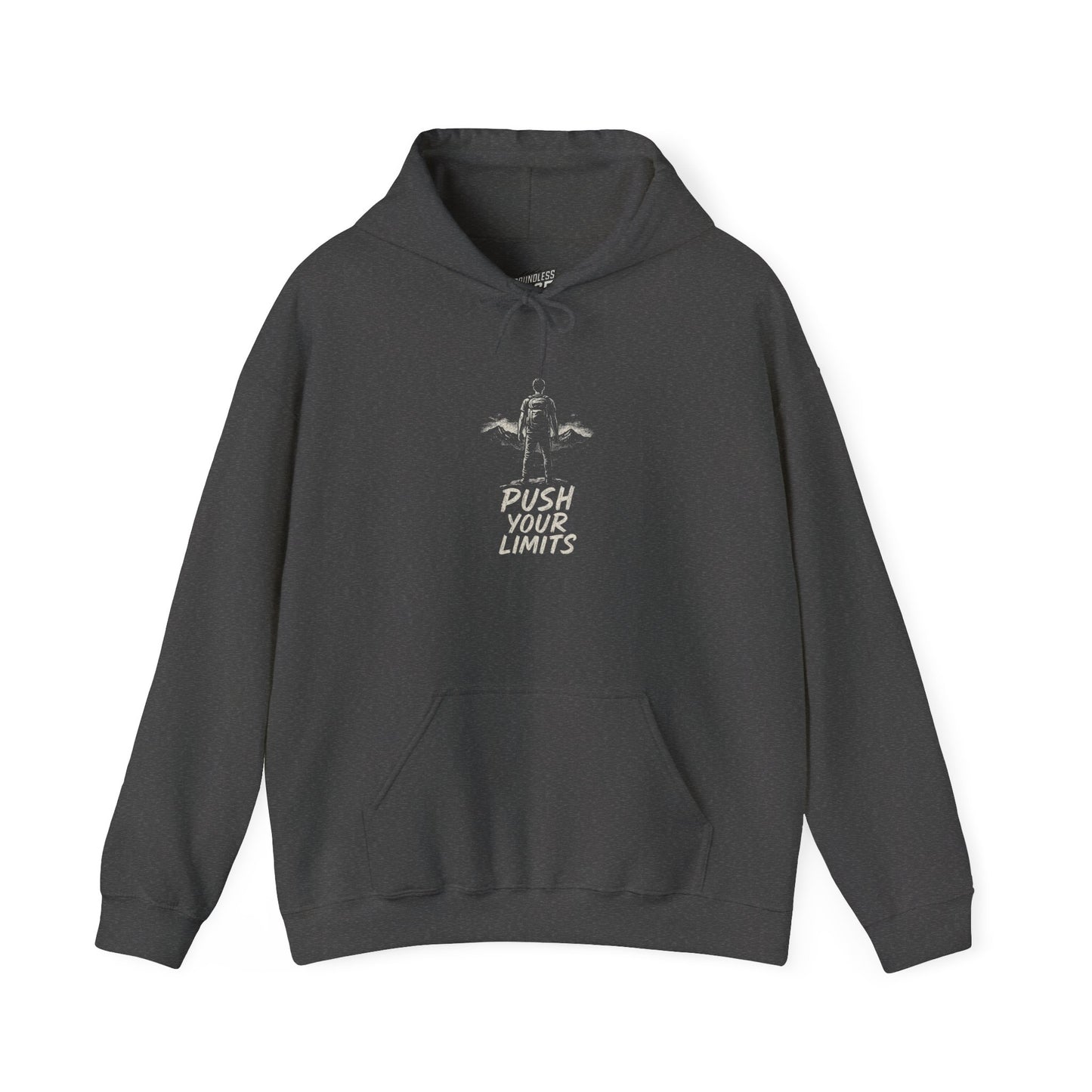 Summit Edition Push Your Limits Hiking Men's Basic Hoodie Sweatshirt